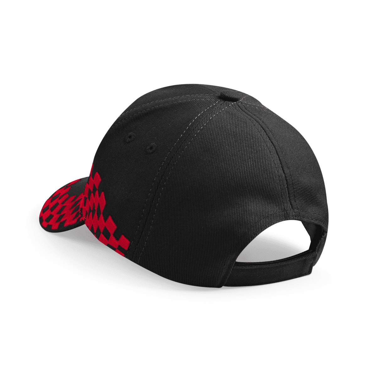 Casquette Grand Prix — coloris Black / Classic Red (Noir)