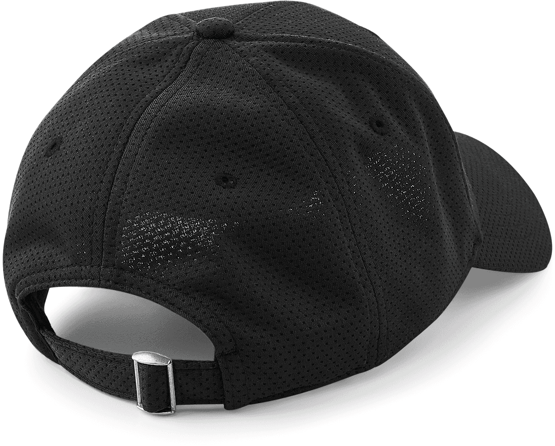 Casquette filet 6 panneaux — coloris Black (Noir)