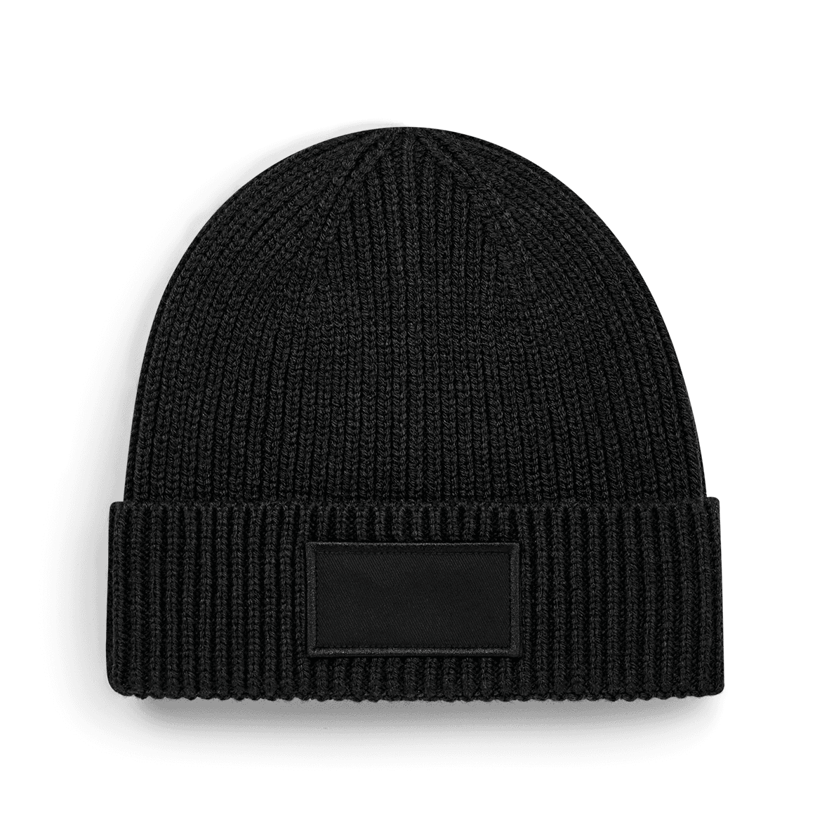 Bonnet tendance à patch — coloris Black (Noir)