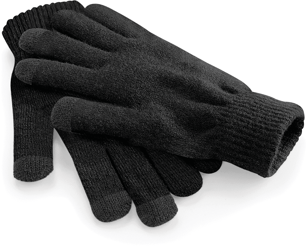 Gants pour écran tactile — coloris Black (Noir)