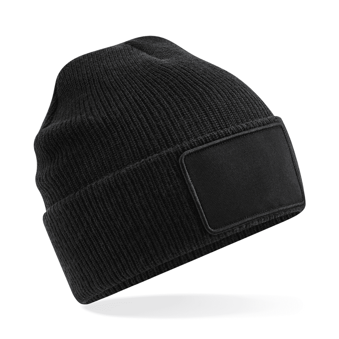 Bonnet Thinsulate™ avec patch amovible — coloris Black (Noir)