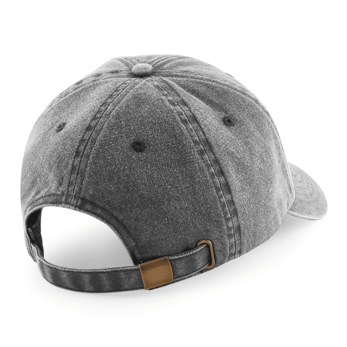 Casquette vintage profil bas — coloris Vintage Black (Noir)