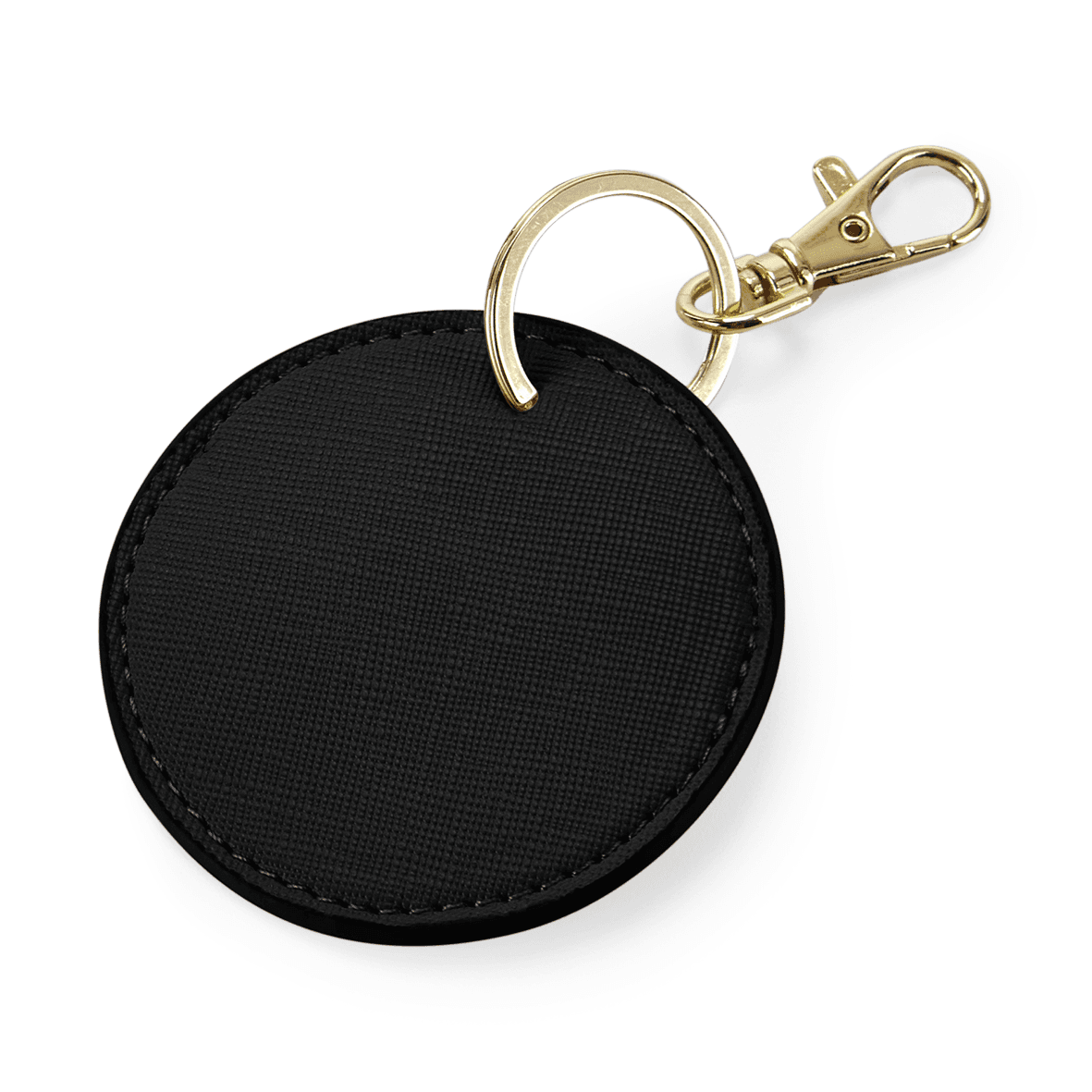 Porte-clés rond — coloris Black (Noir)