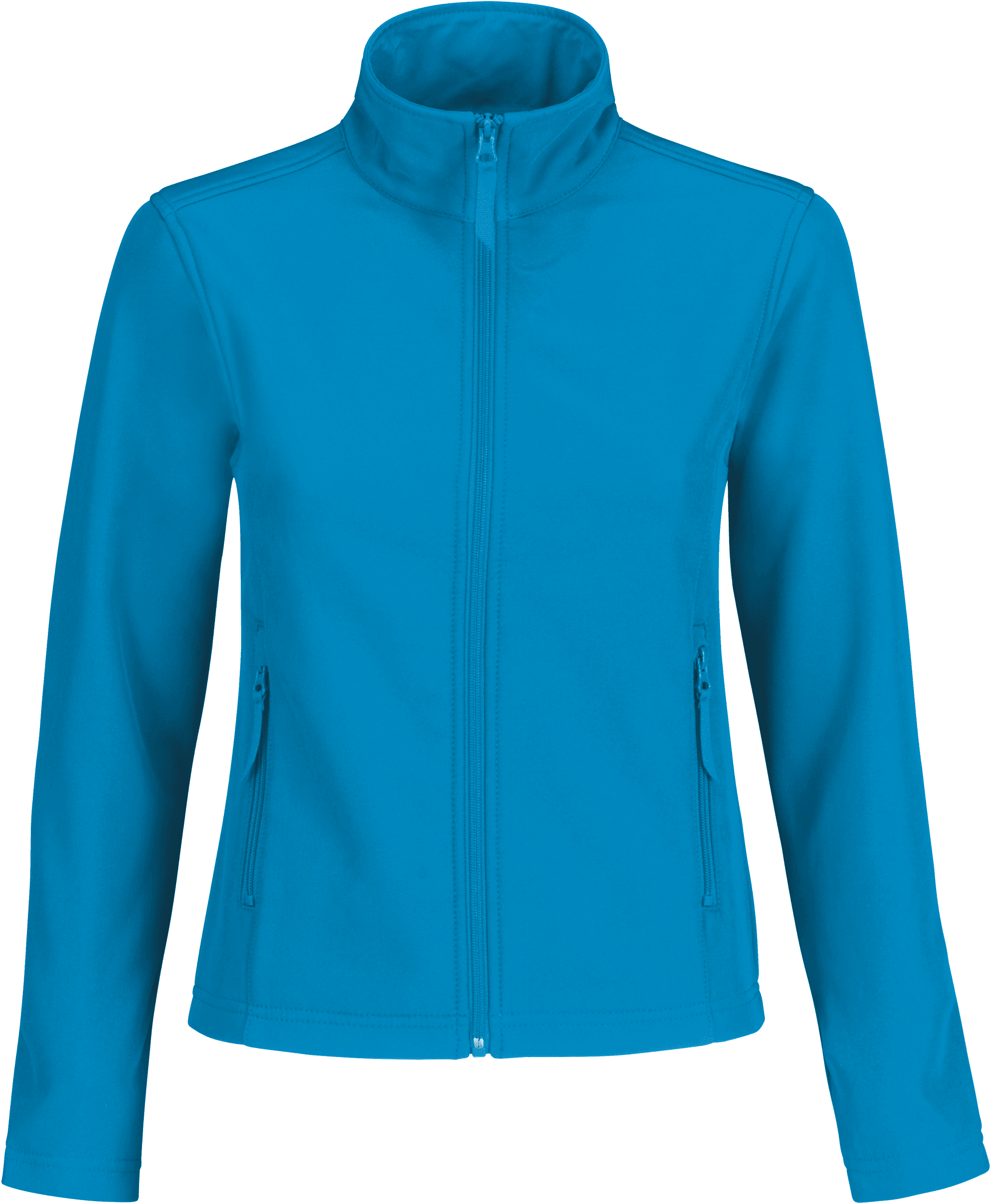 Veste Softshell Femme ID.701 — coloris Atoll / Ghost Grey (Bleu)