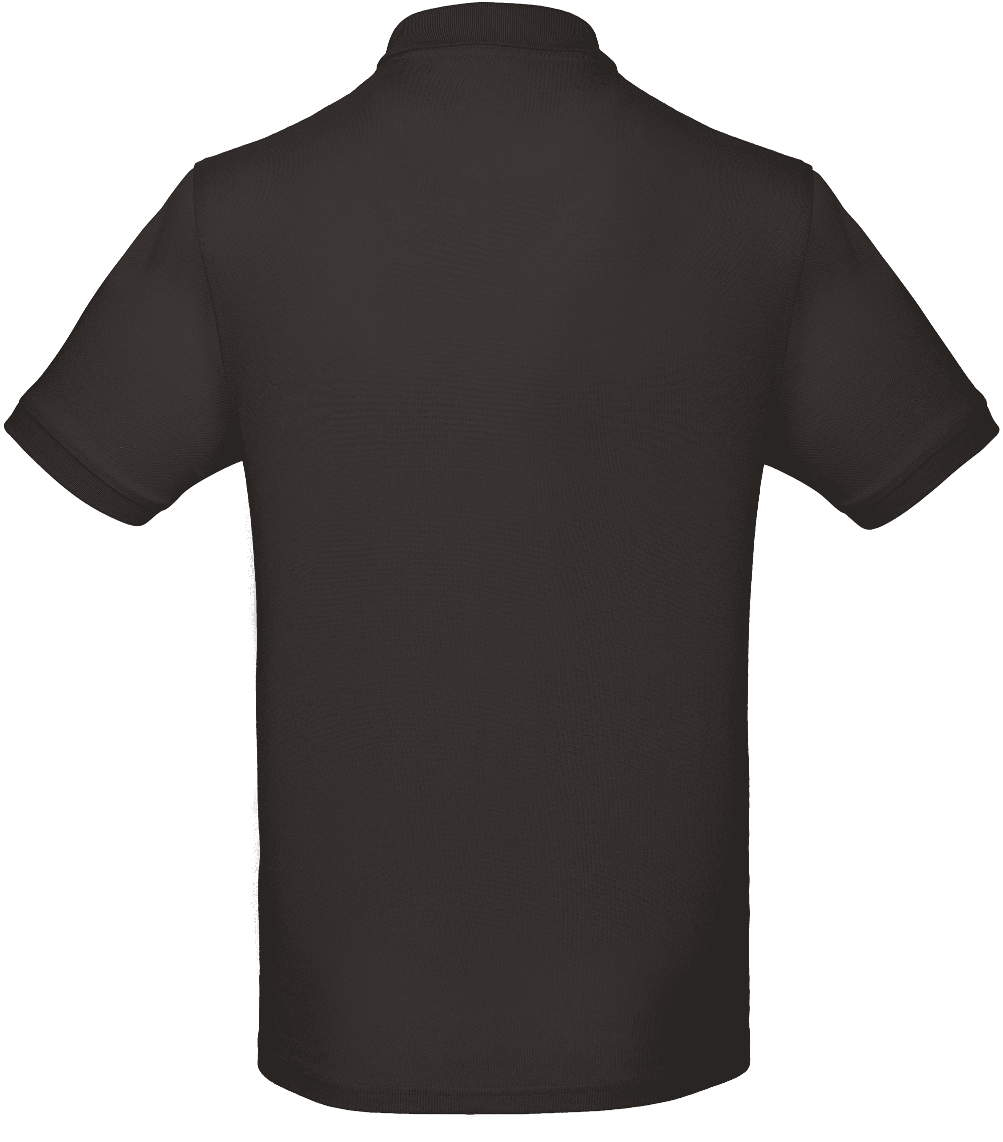 Polo bio homme — coloris Black (Noir)