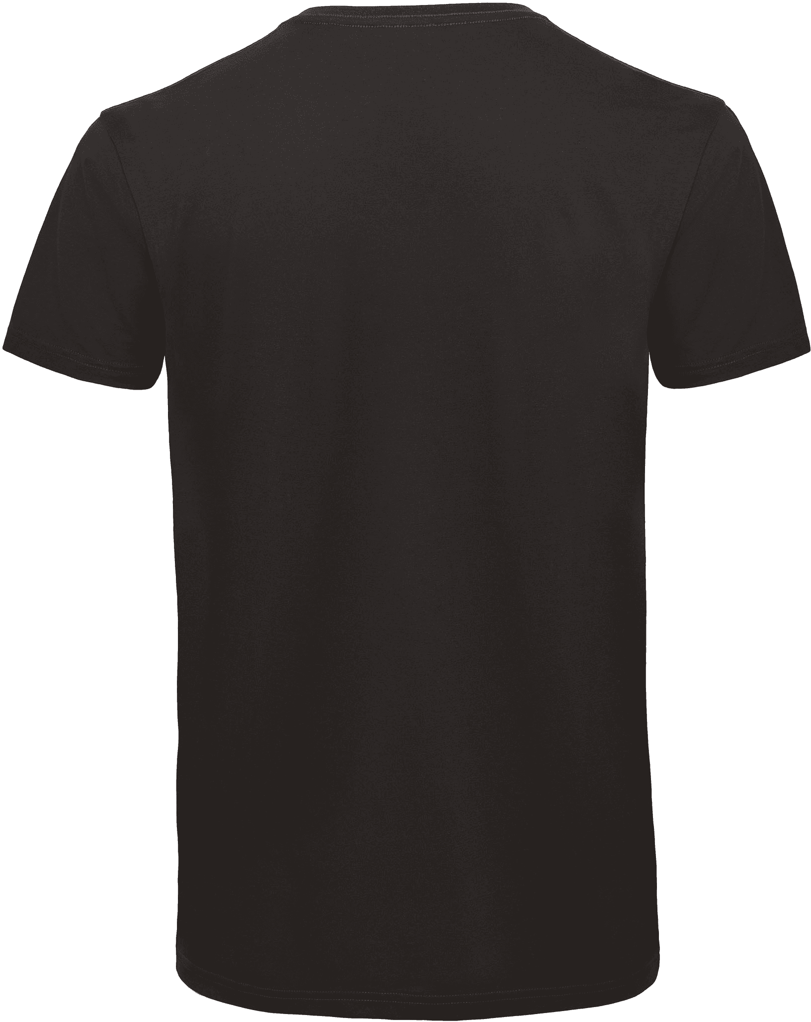 T-shirt BIO Inspire col V Homme — coloris Black (Noir)