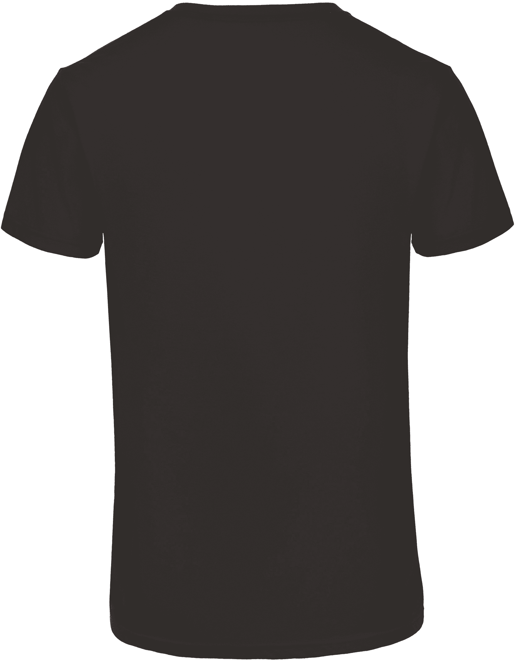 T-shirt Triblend col rond Homme — coloris Black (Noir)