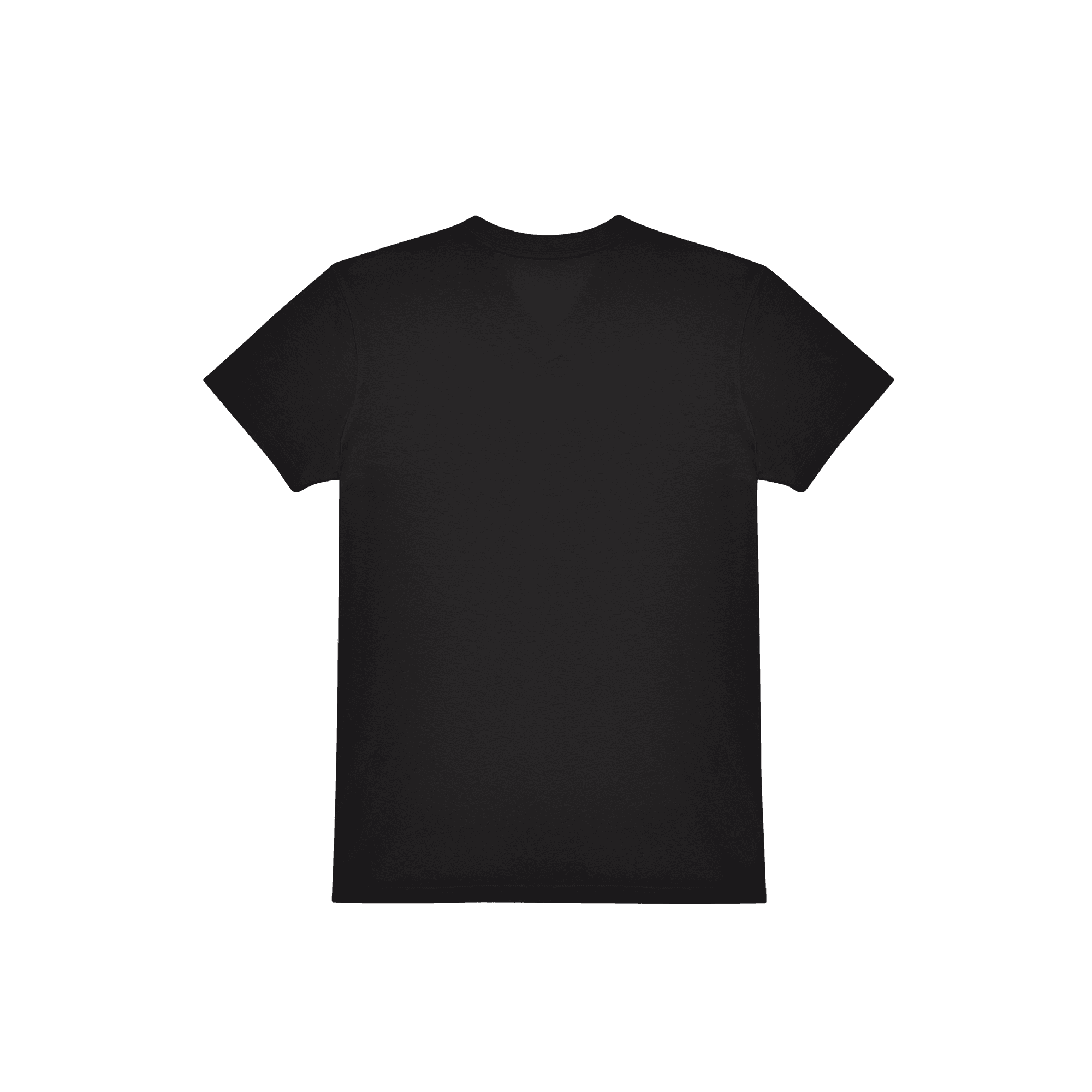 T-shirt col V #150 — coloris Black (Noir)
