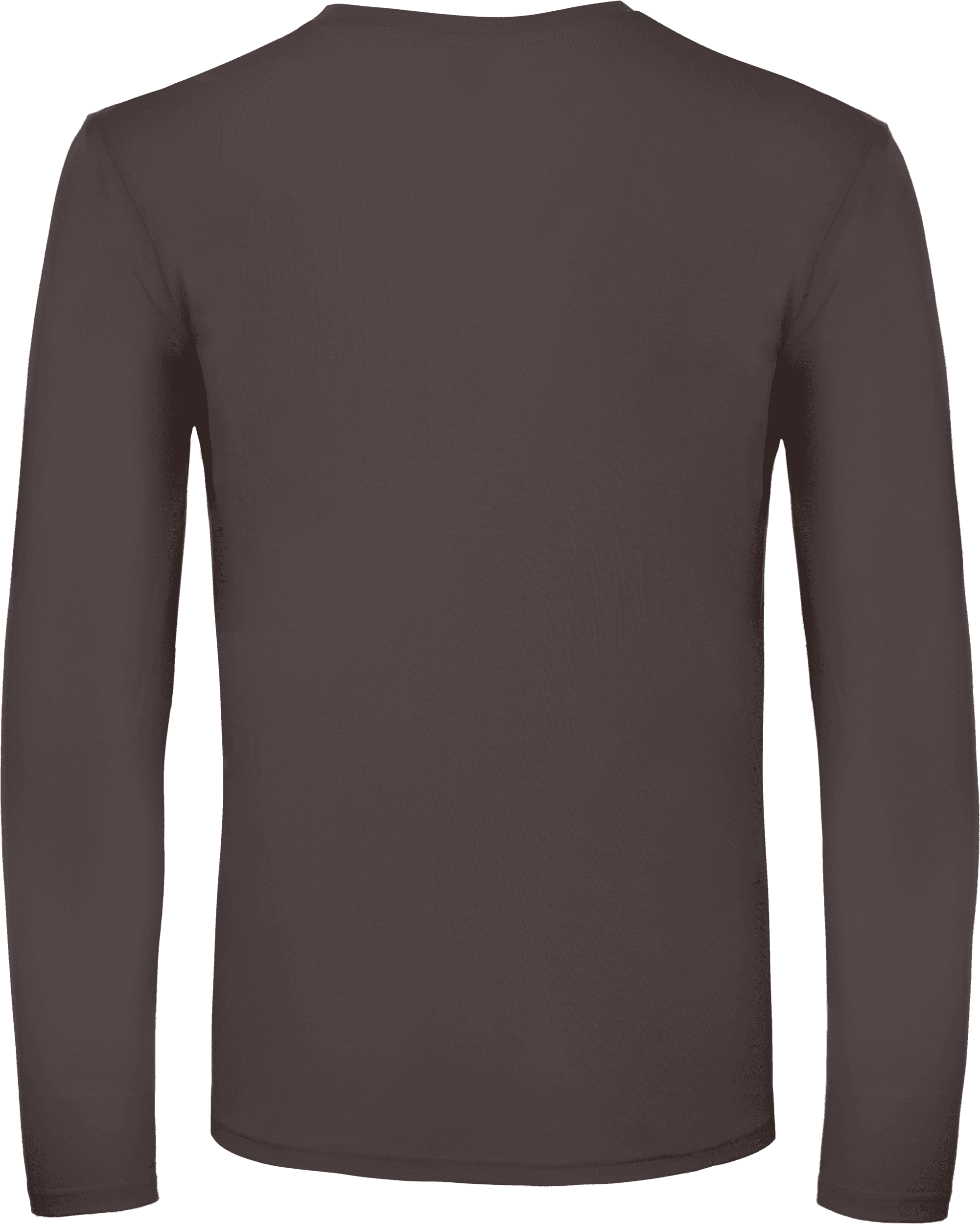 T-shirt manches longues homme #E150 — coloris Bear Brown (Marron)