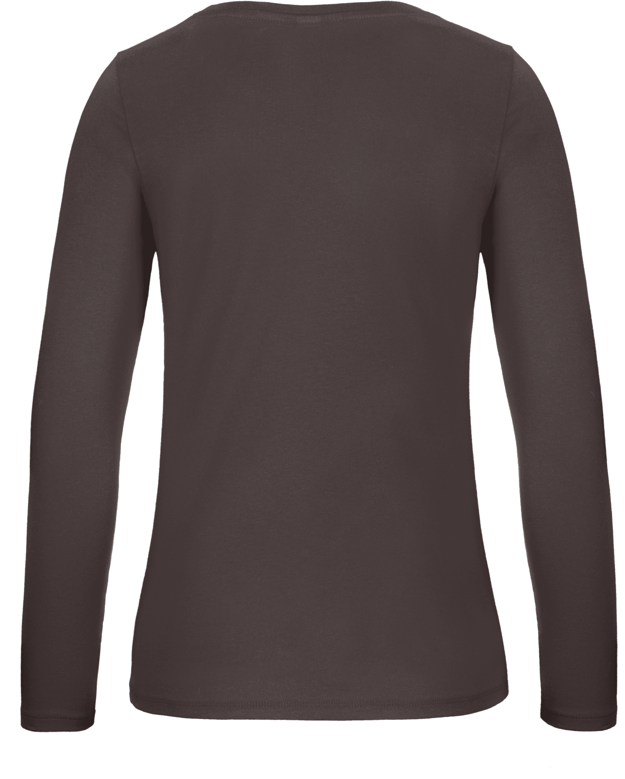 T-shirt manches longues femme #E150 — coloris Bear Brown (Marron)