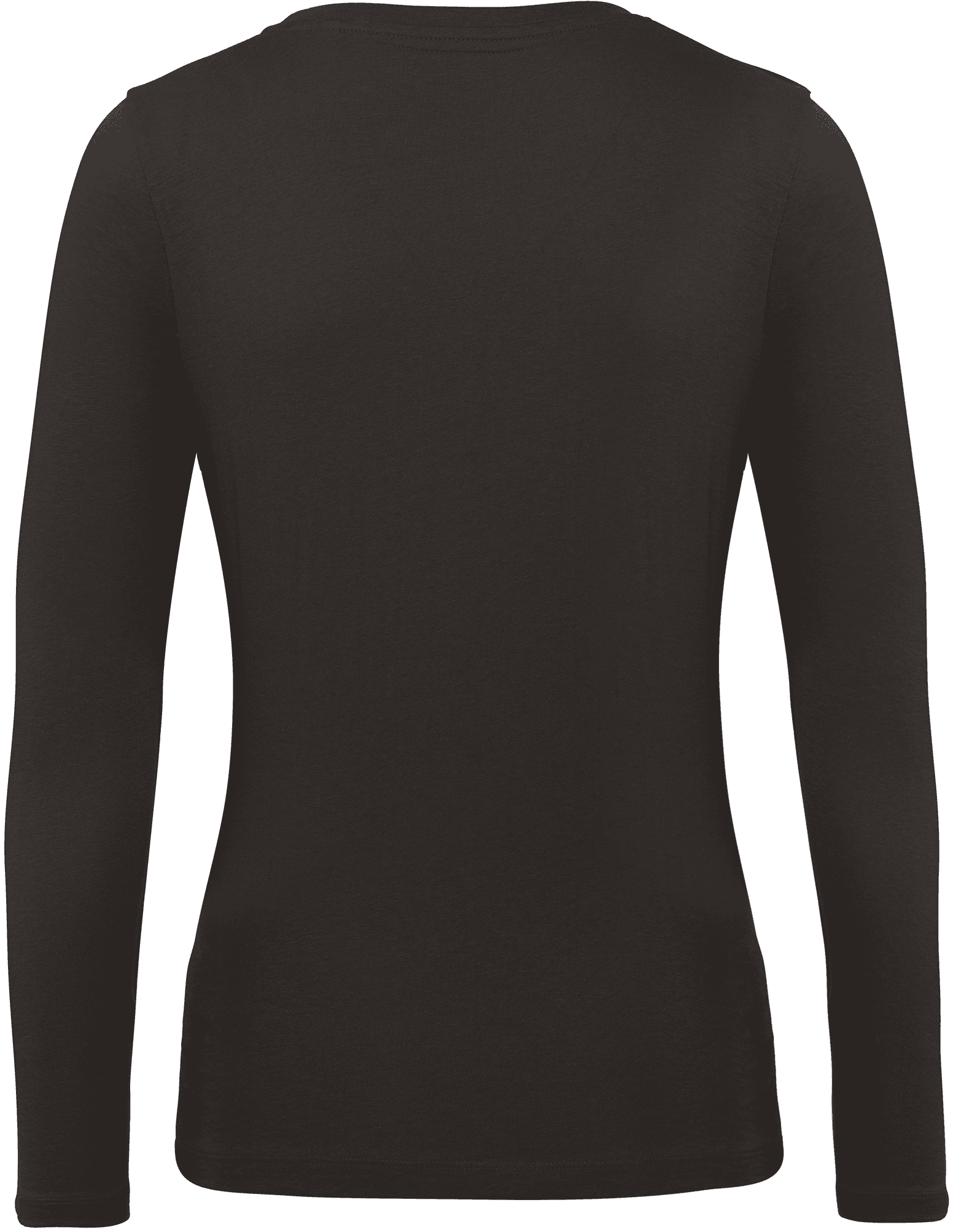T-shirt bio Inspire femme manches longues — coloris Black (Noir)
