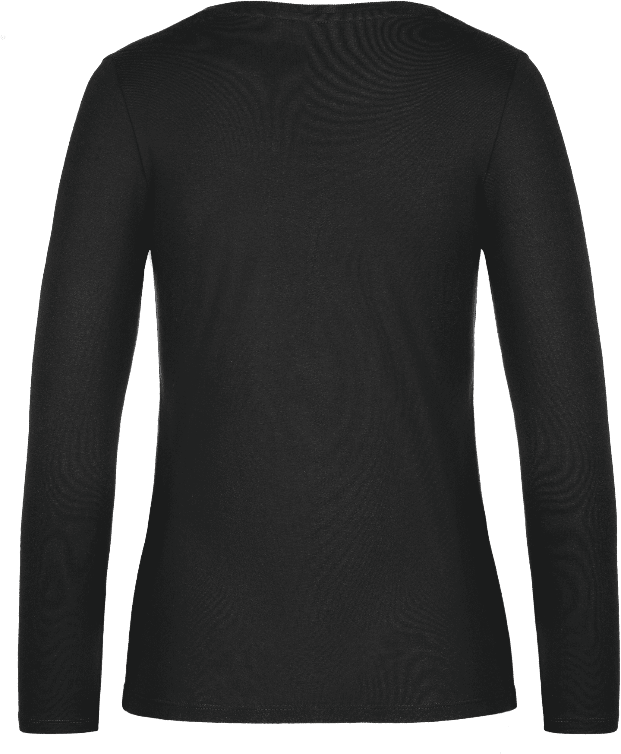 T-shirt manches longues femme #E190 — coloris Black (Noir)