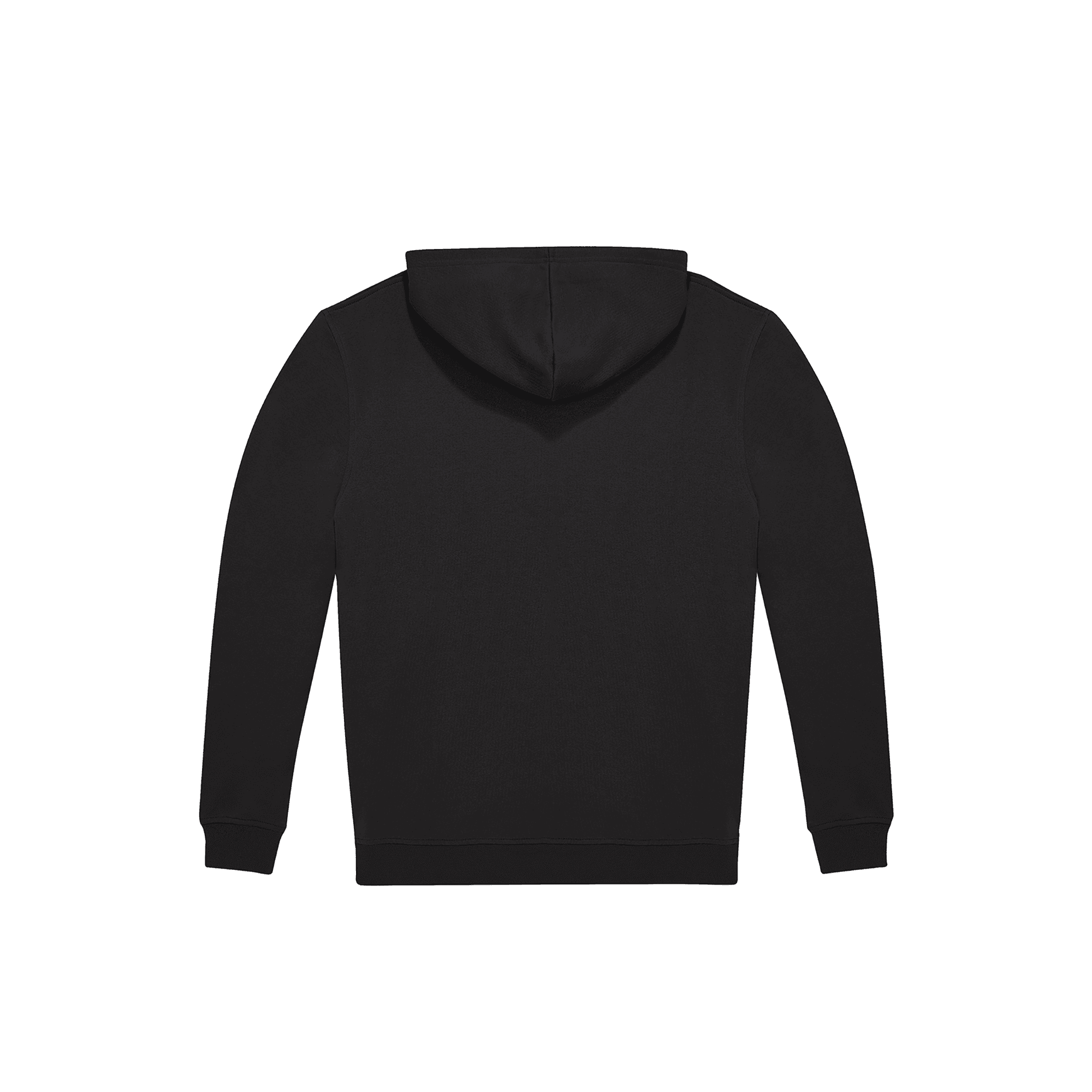 Sweat-shirt capuche zippé ID.224 (50/50) — coloris Black (Noir)