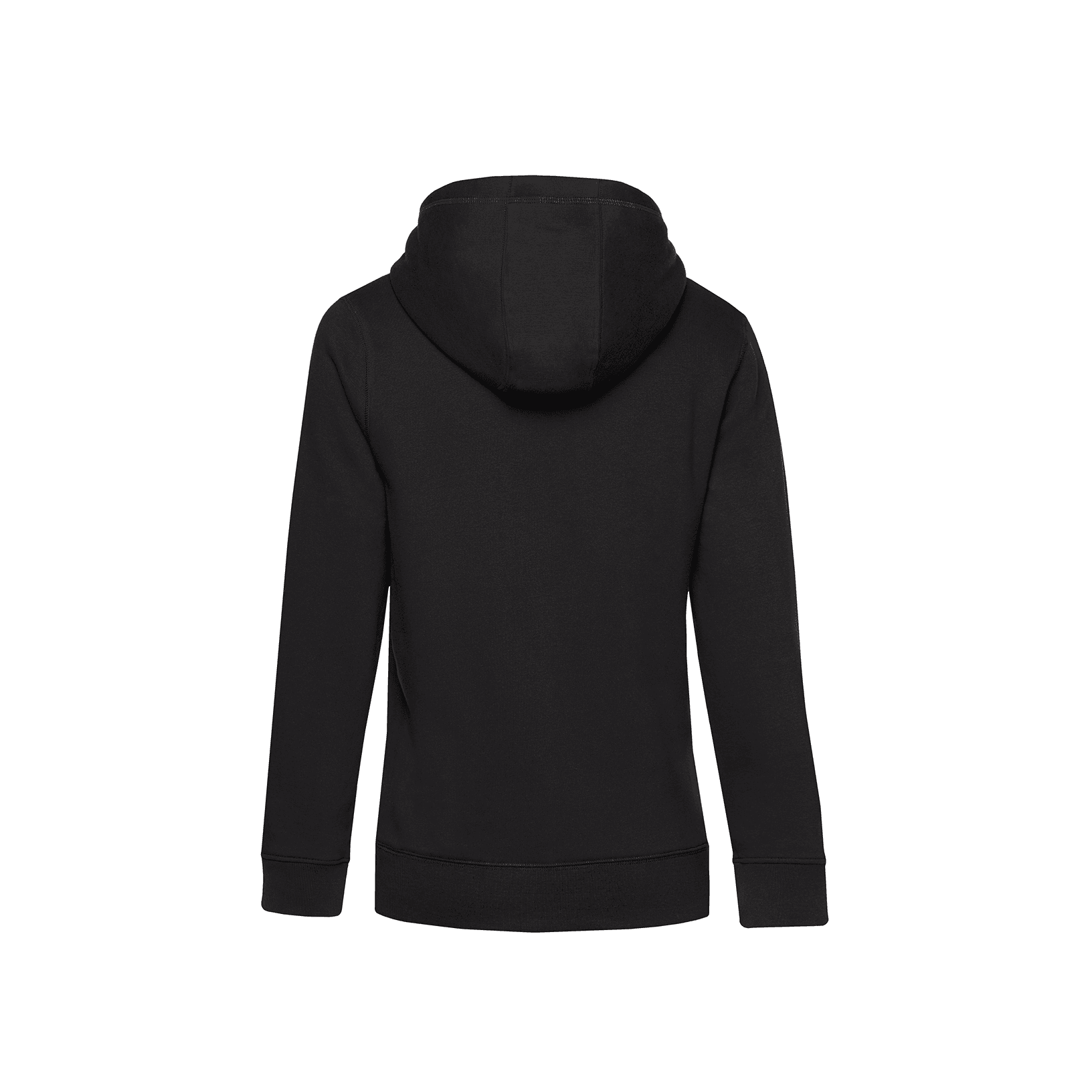 Sweat-shirt à capuche QUEEN — coloris Black Pure (Noir)