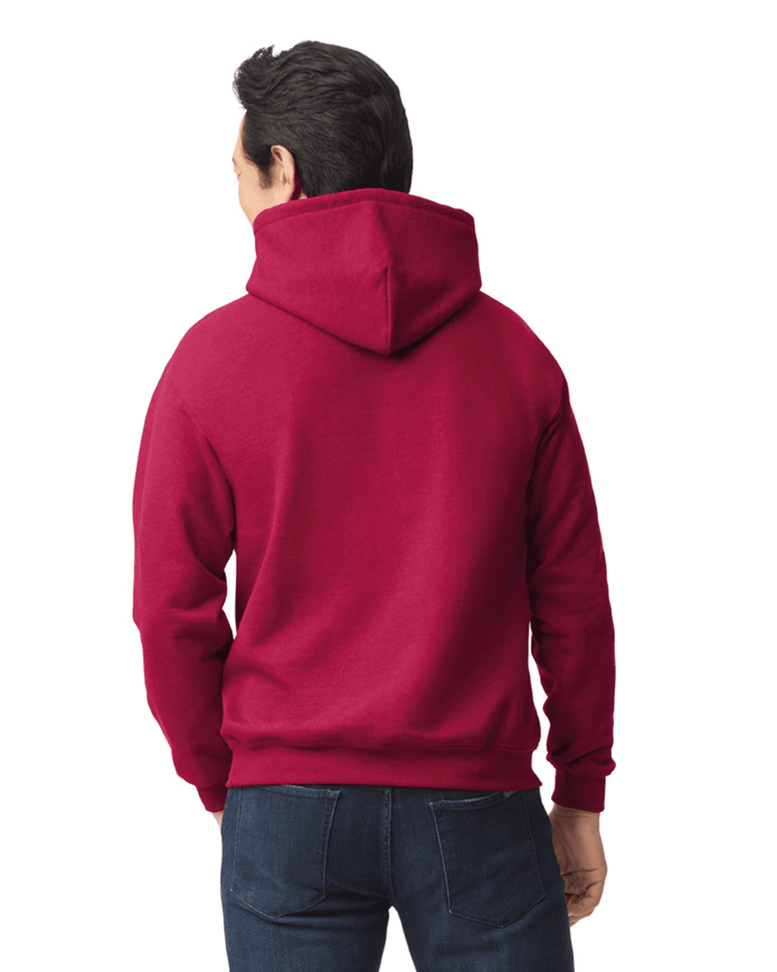 Sweat-shirt capuche Heavy Blend™ — coloris Antique Cherry Red (Rouge)