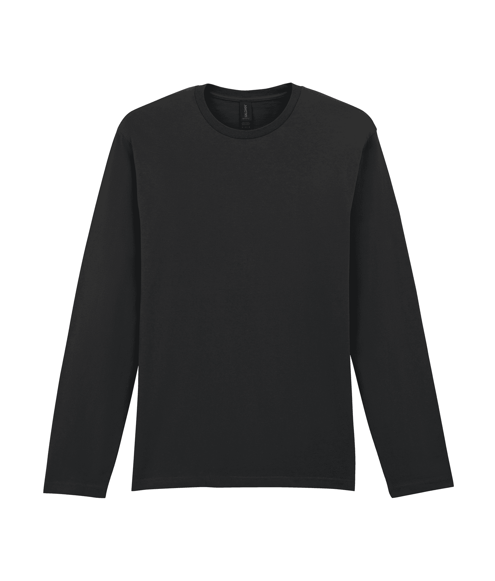 T-shirt homme manches longues Softstyle — coloris Black (Noir)