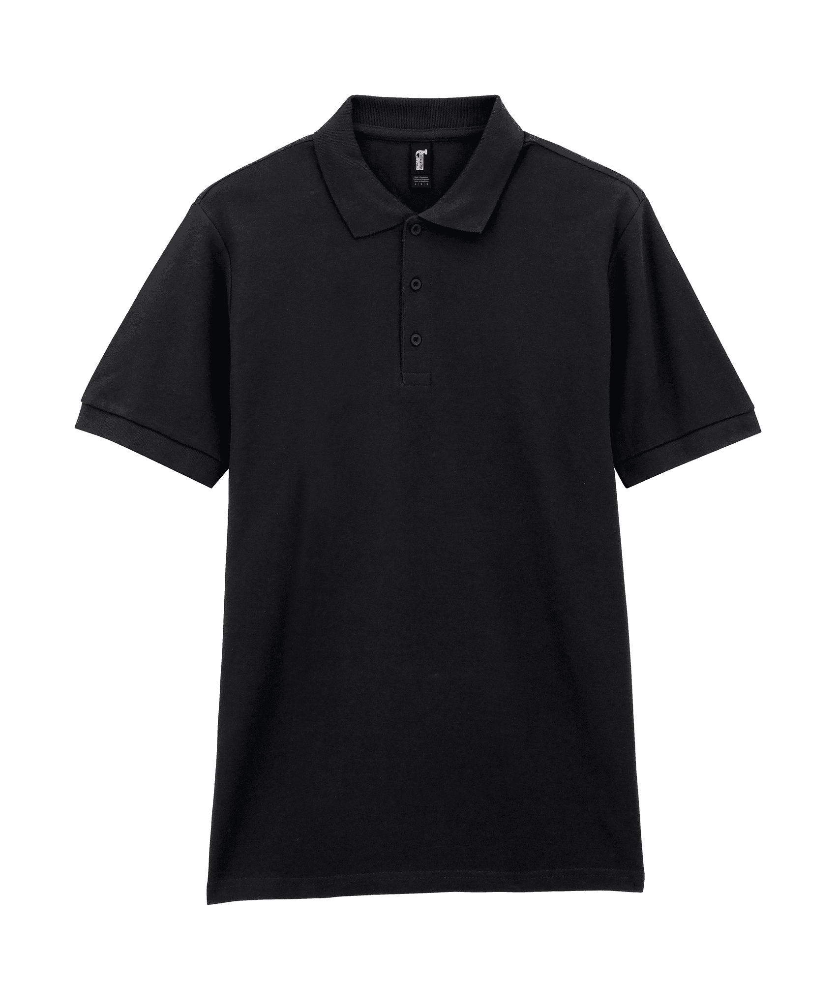 Polo piqué Hammer — coloris Black (Noir)