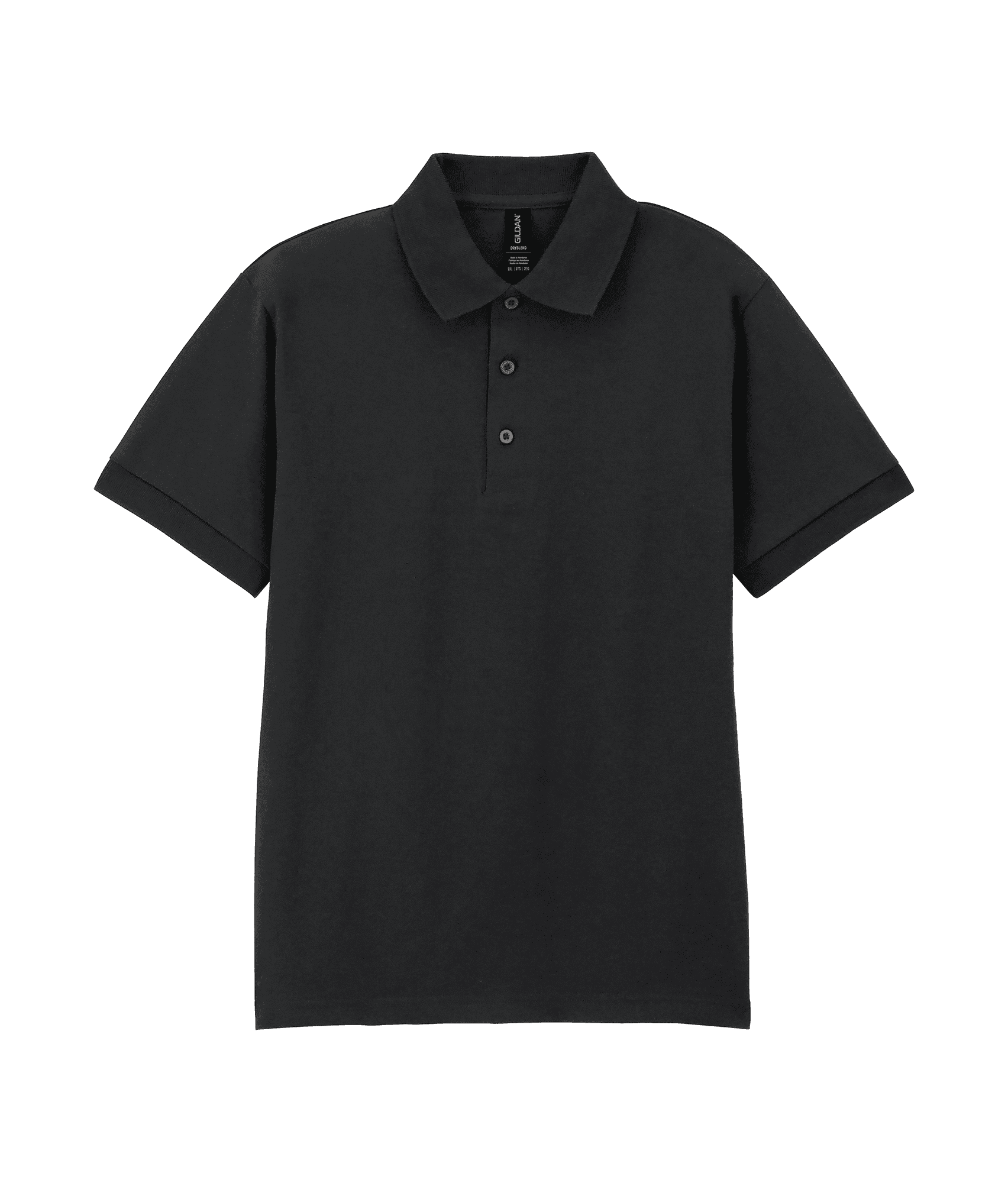 Polo jersey Dryblend® — coloris Black (Noir)