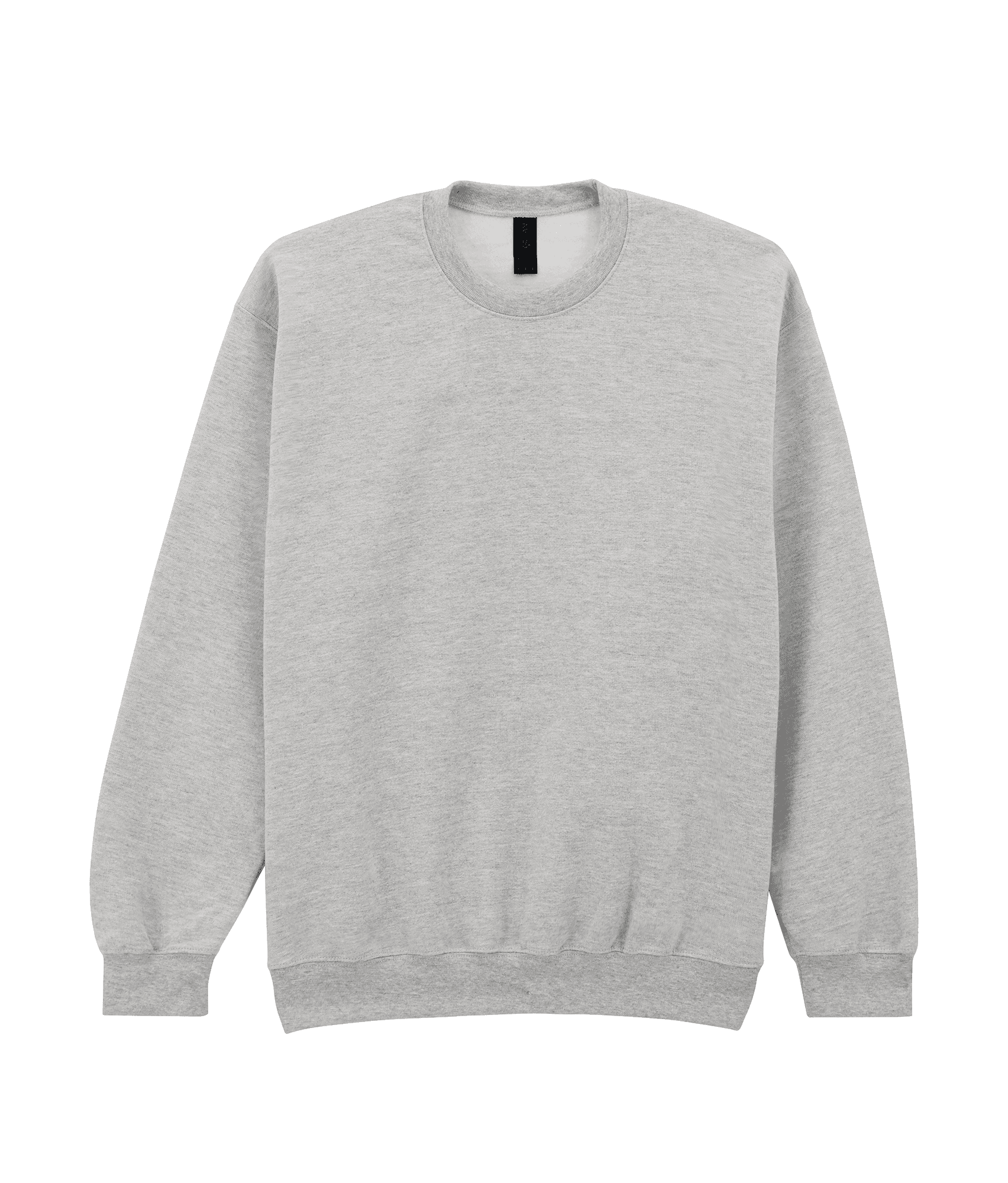 Sweat-shirt col rond Midweight Softstyle — coloris Ash Grey (Gris)