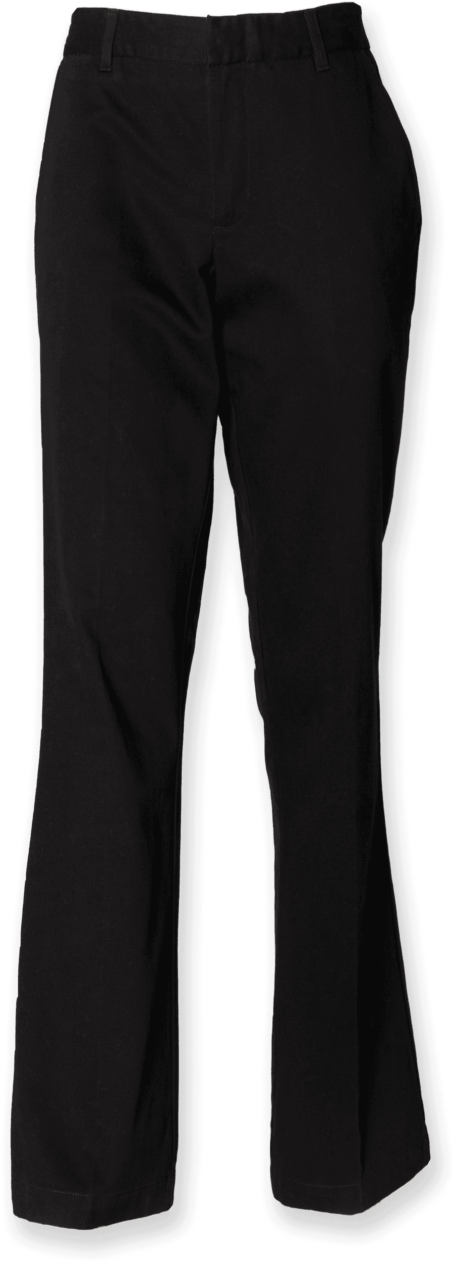 Pantalon chino femme 65/35 — coloris Black (Noir)