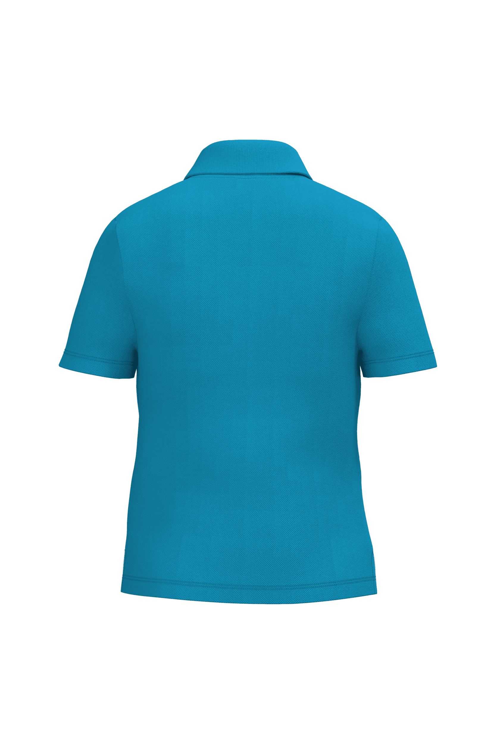 Polo piqué enfant — coloris Ideal Atoll Blue (Bleu)