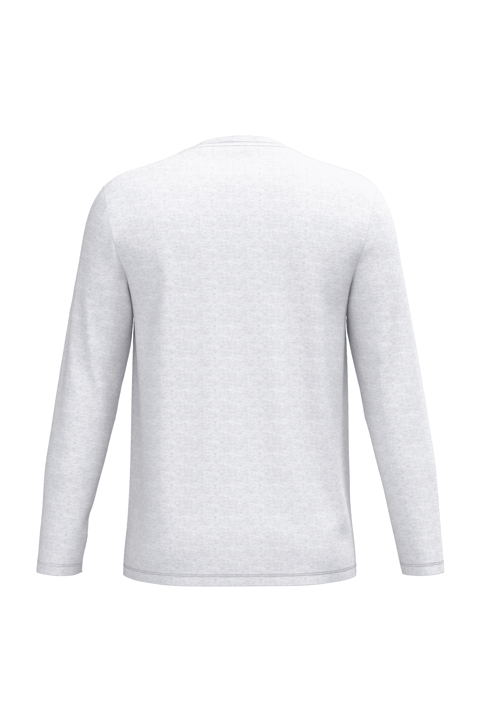 T-shirt LSL unisexe iDeal190 — coloris Ideal Ash Heather (Gris)