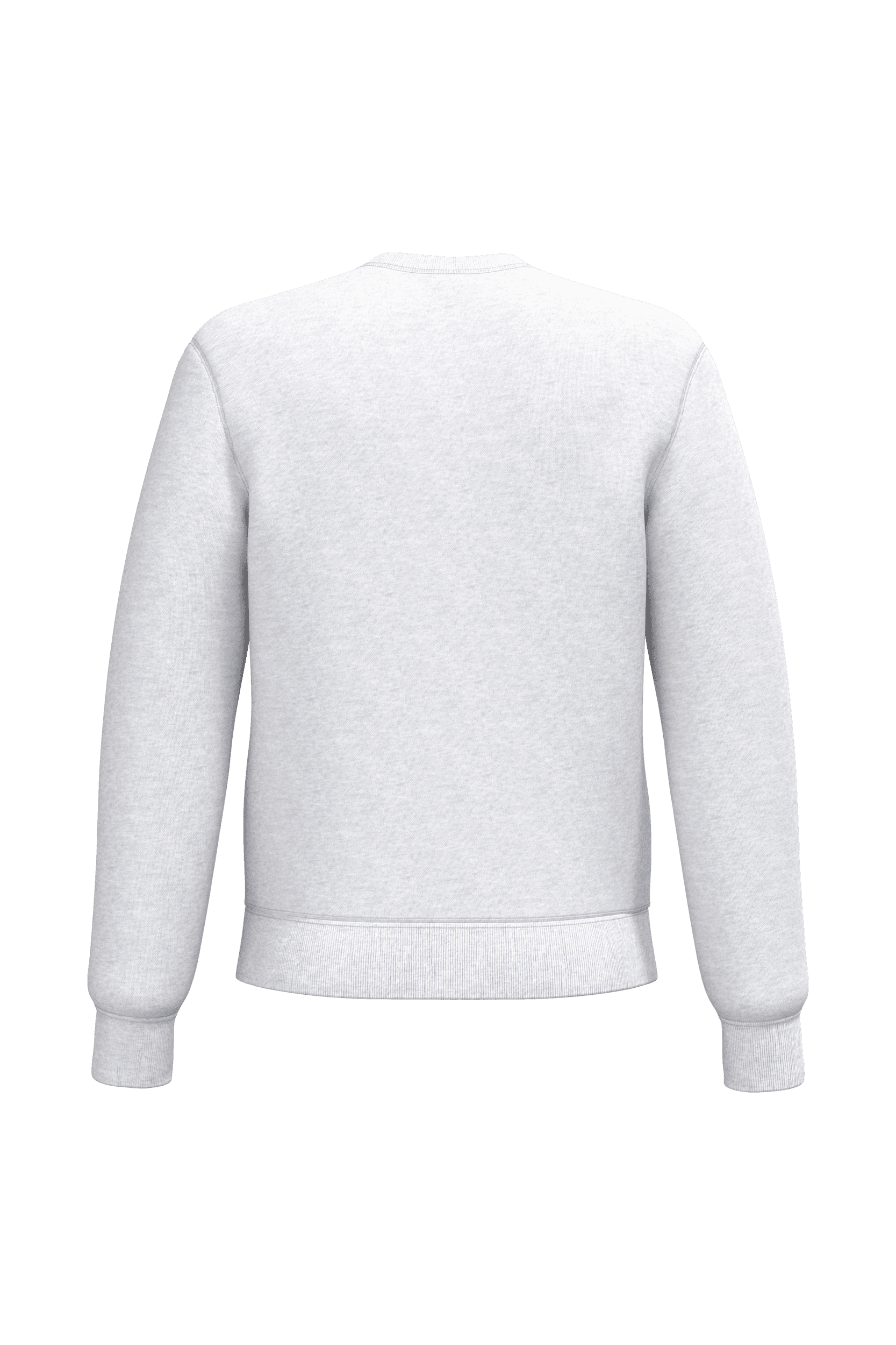Sweat-shirt col rond unisexe — coloris Ideal Ash Heather (Gris)