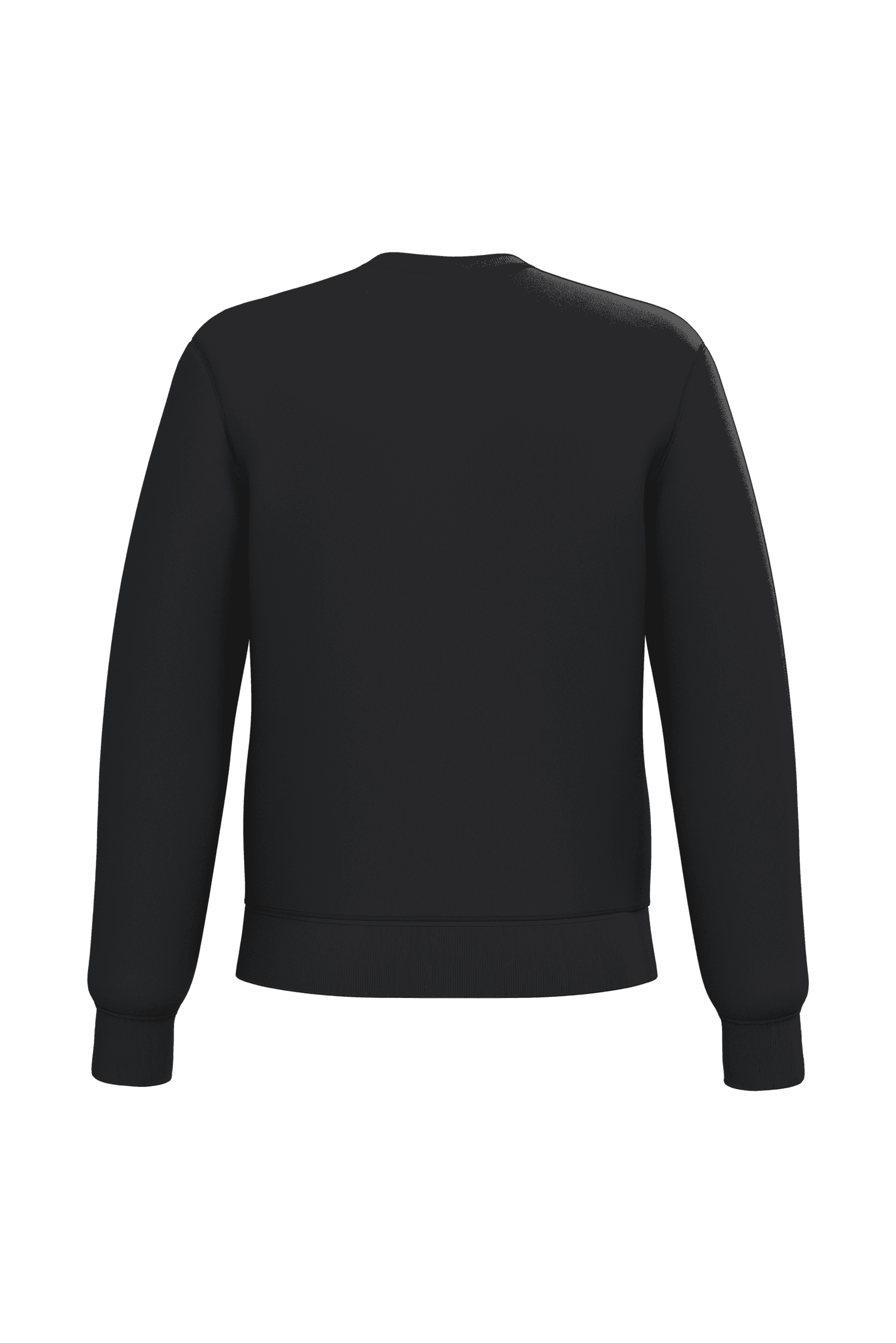 Sweat-shirt col rond unisexe — coloris Ideal Black (Noir)