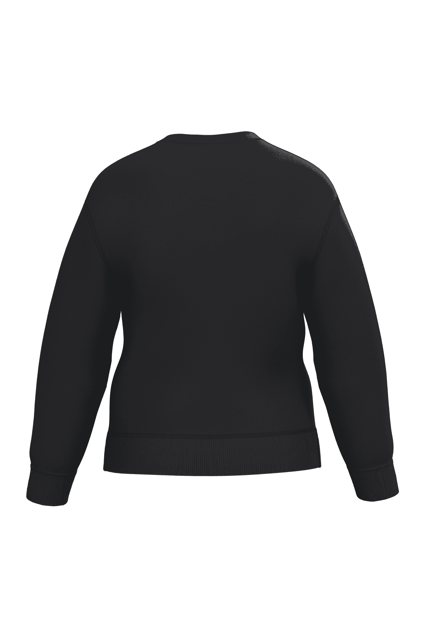 Sweat-shirt col rond enfant — coloris Ideal Black (Noir)
