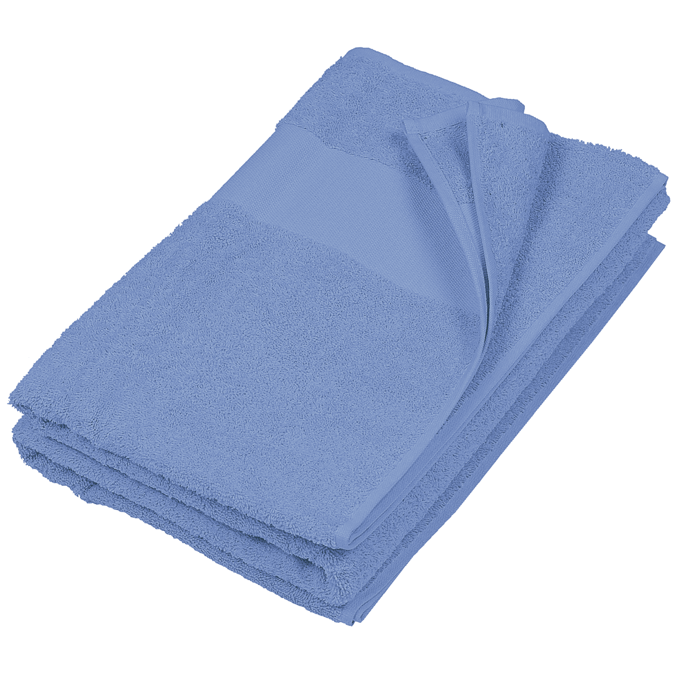 Serviette de bain 70 x 140 cm — coloris Azur Blue (Bleu)