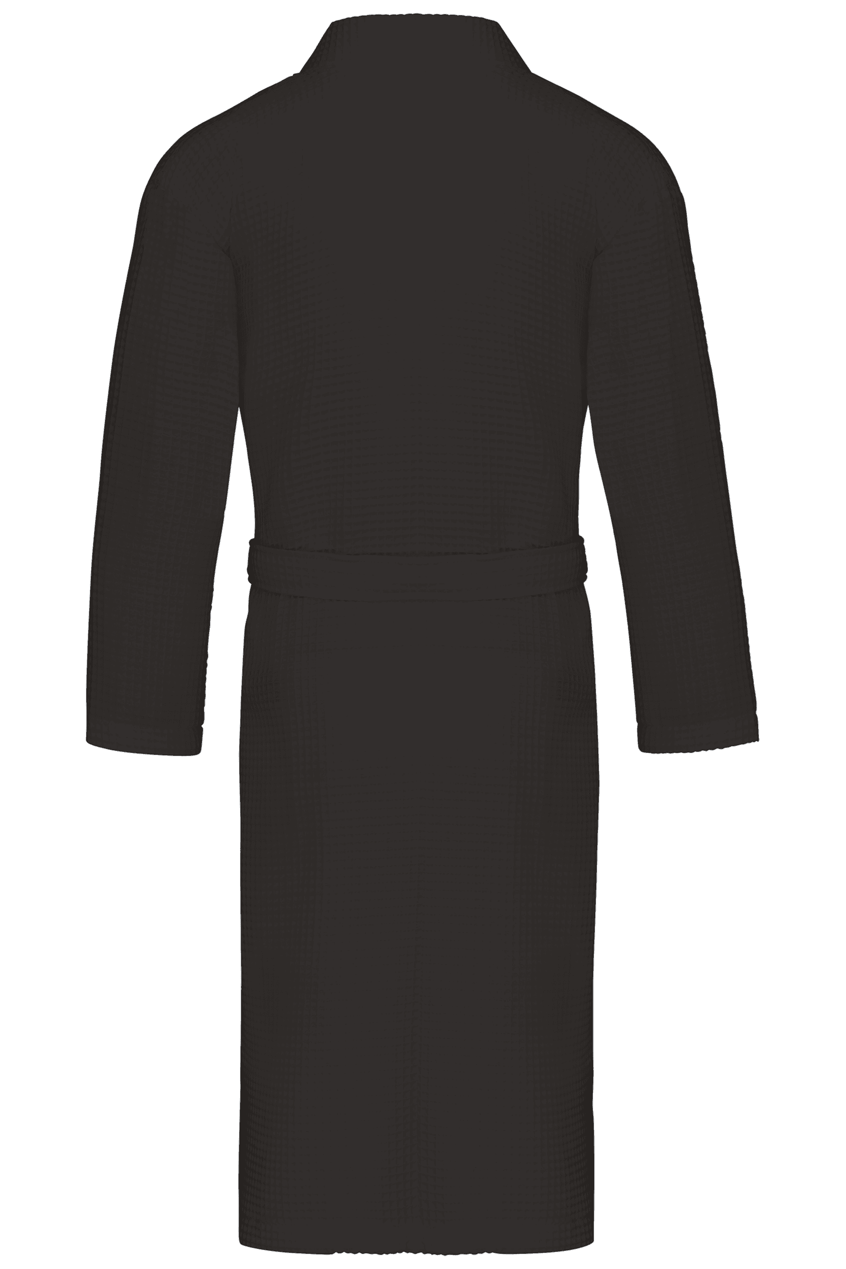 Peignoir kimono nid d'abeille — coloris Black (Noir)