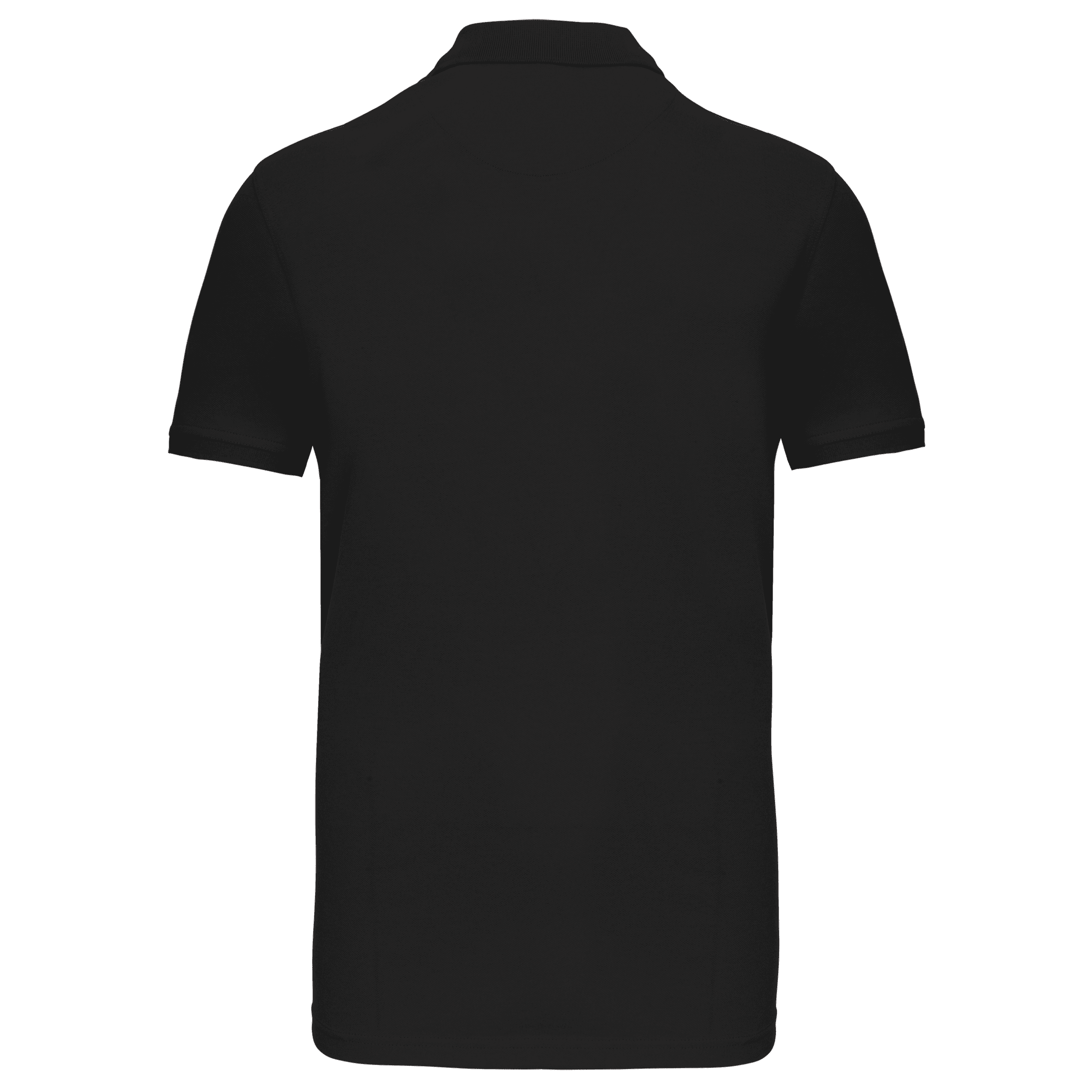 Polo piqué manches courtes homme — coloris Black (Noir)