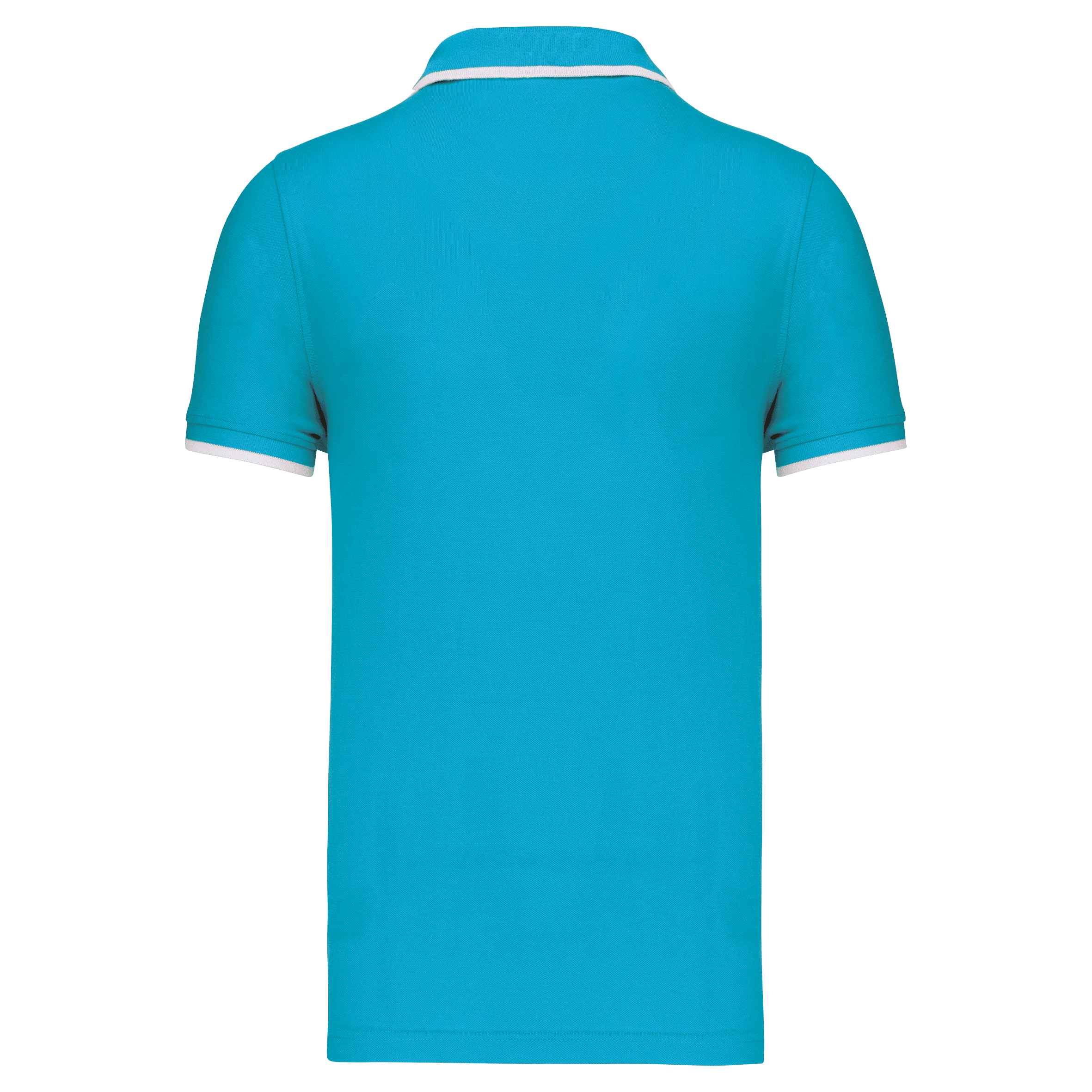 Polo manches courtes homme — coloris Light Turquoise / White / Navy (Bleu)