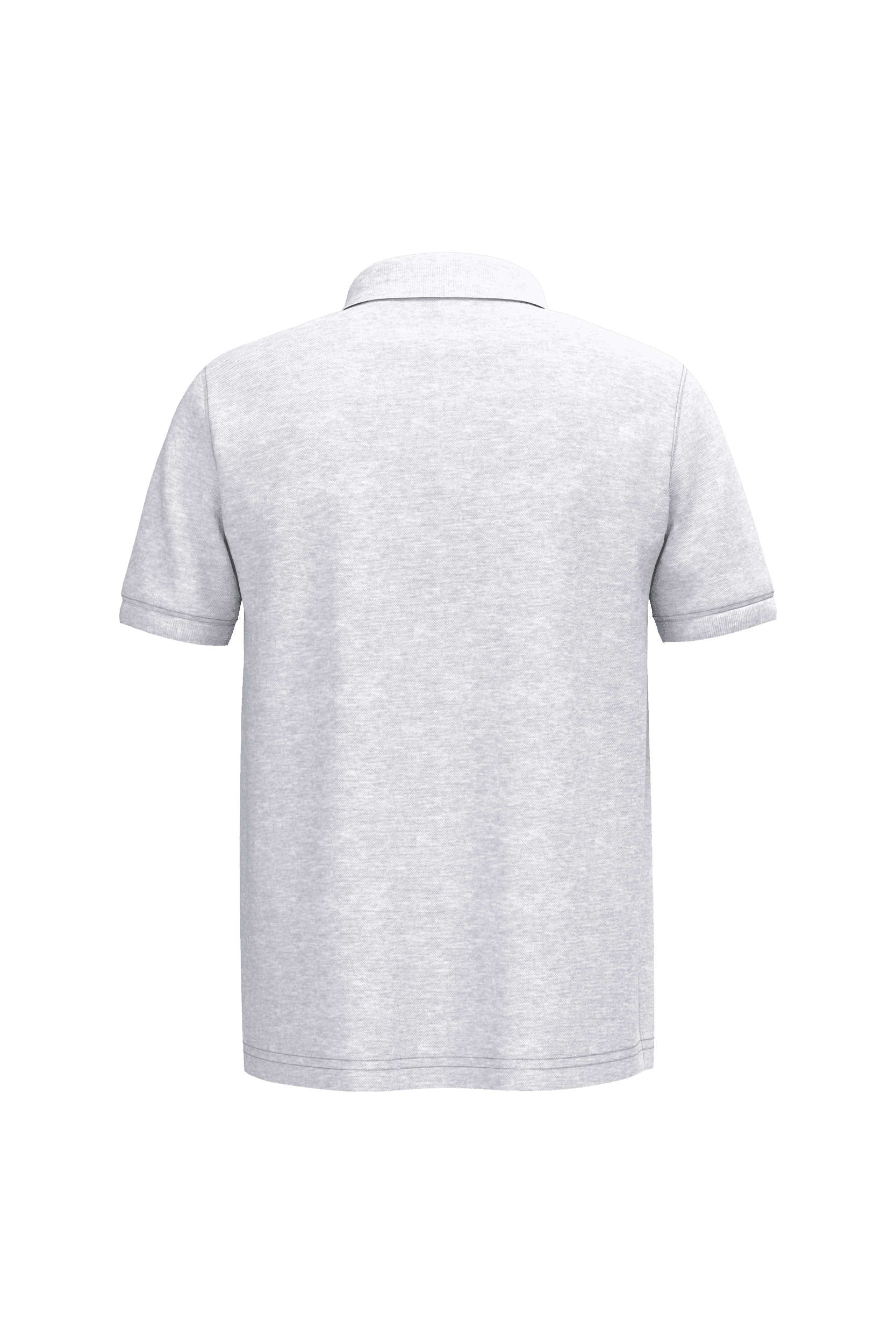 Polo piqué manches courtes homme — coloris Ash Heather (Gris)