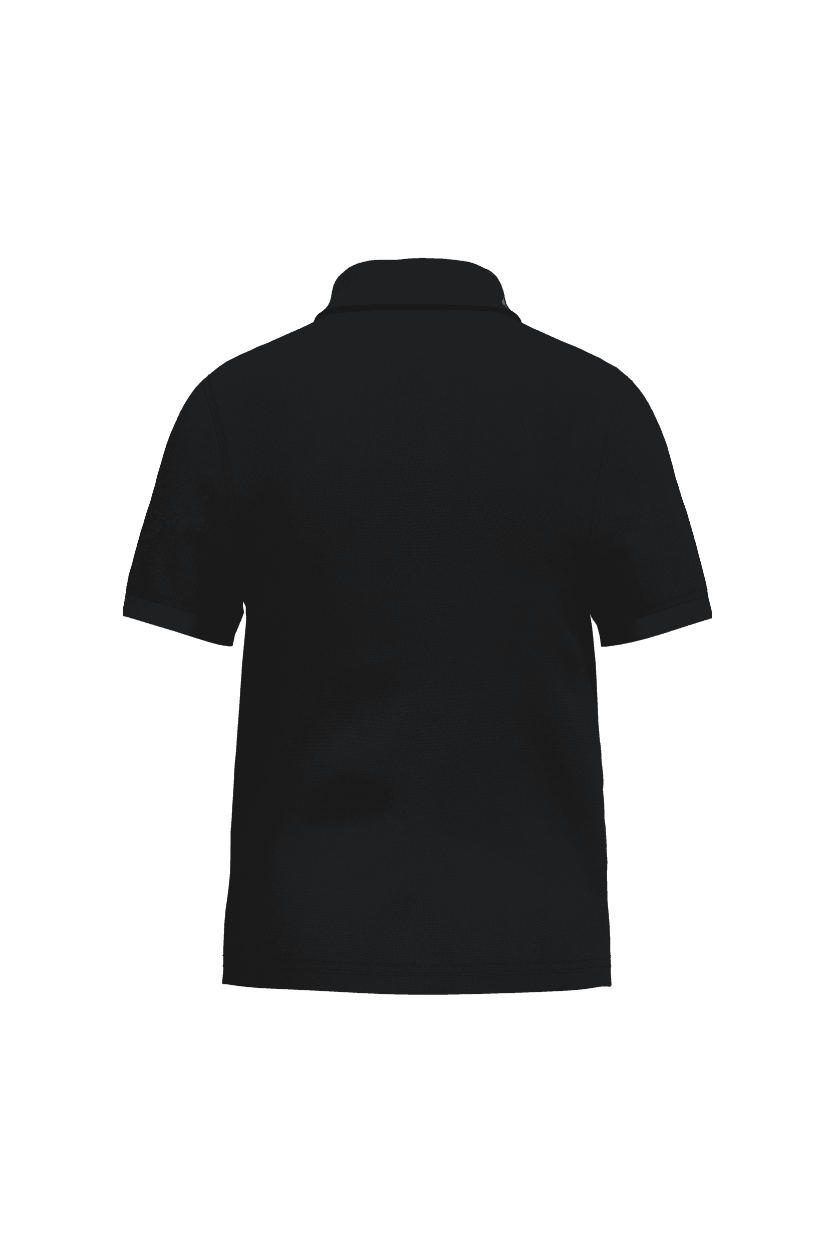 Polo manches courtes enfant — coloris Black (Noir)