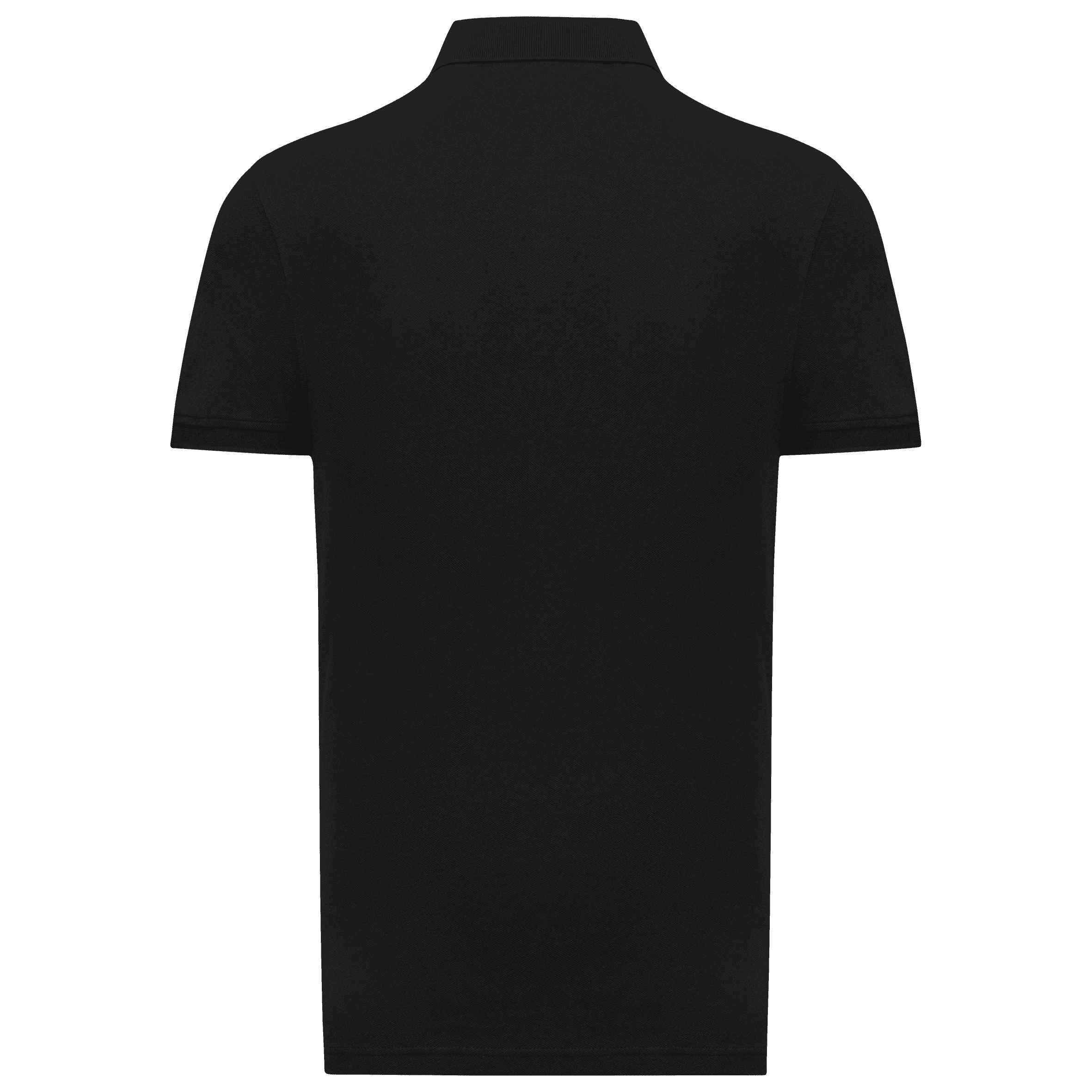 Polo piqué manches courtes homme — coloris Black (Noir)