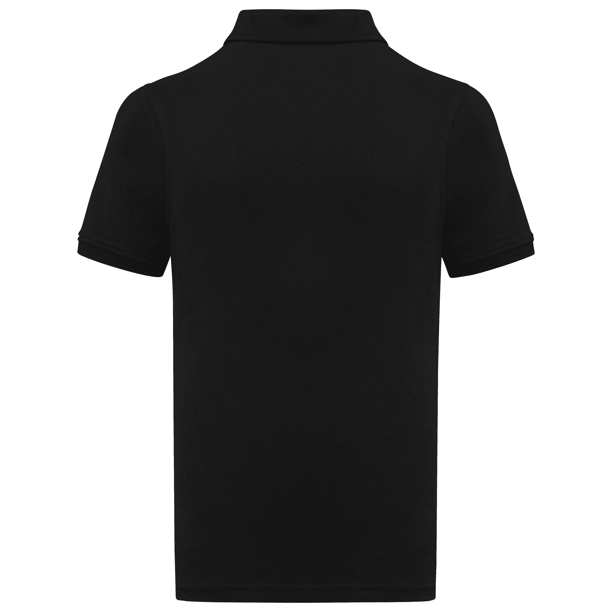 Polo manches courtes enfant — coloris Black (Noir)
