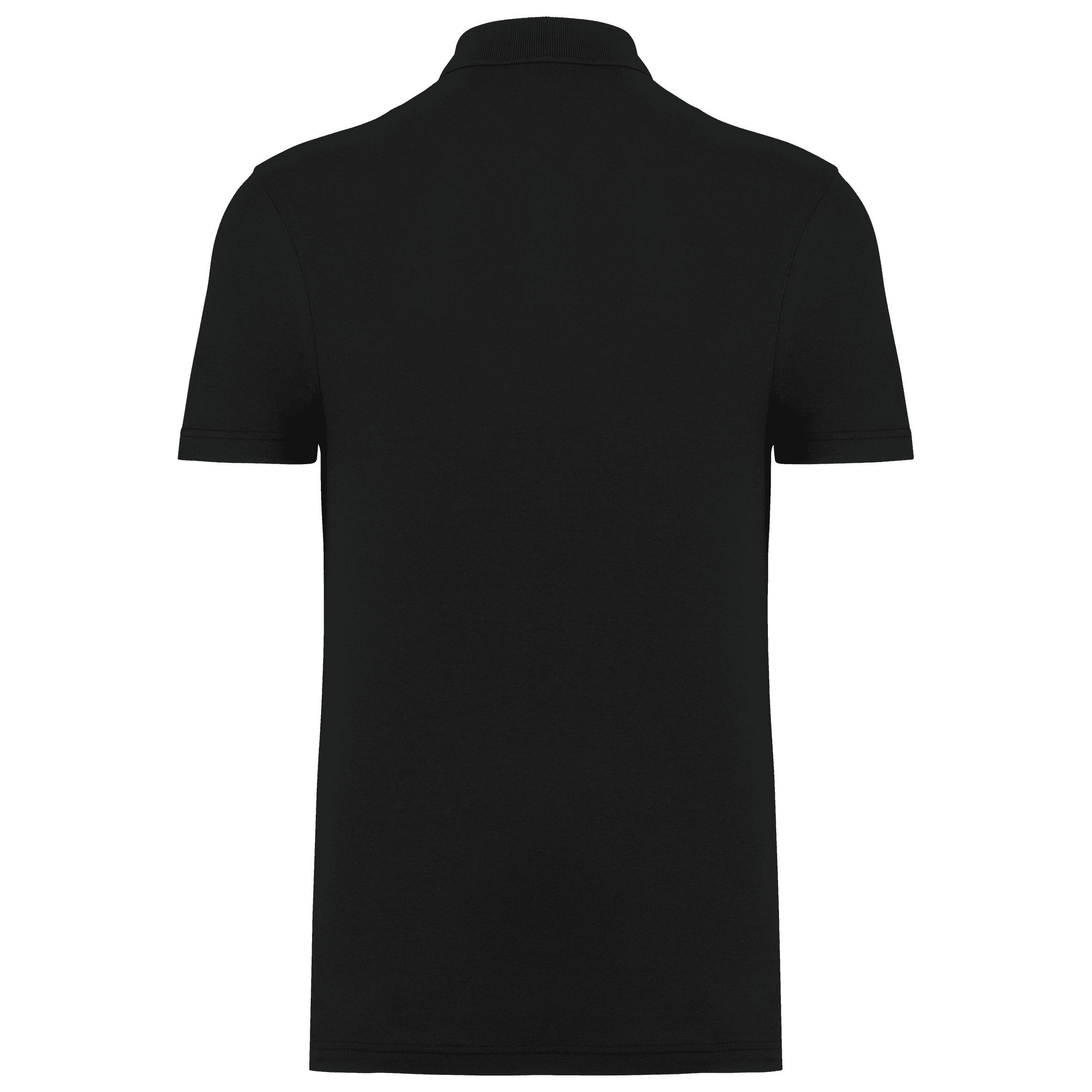 Polo piqué unisexe — coloris Black (Noir)