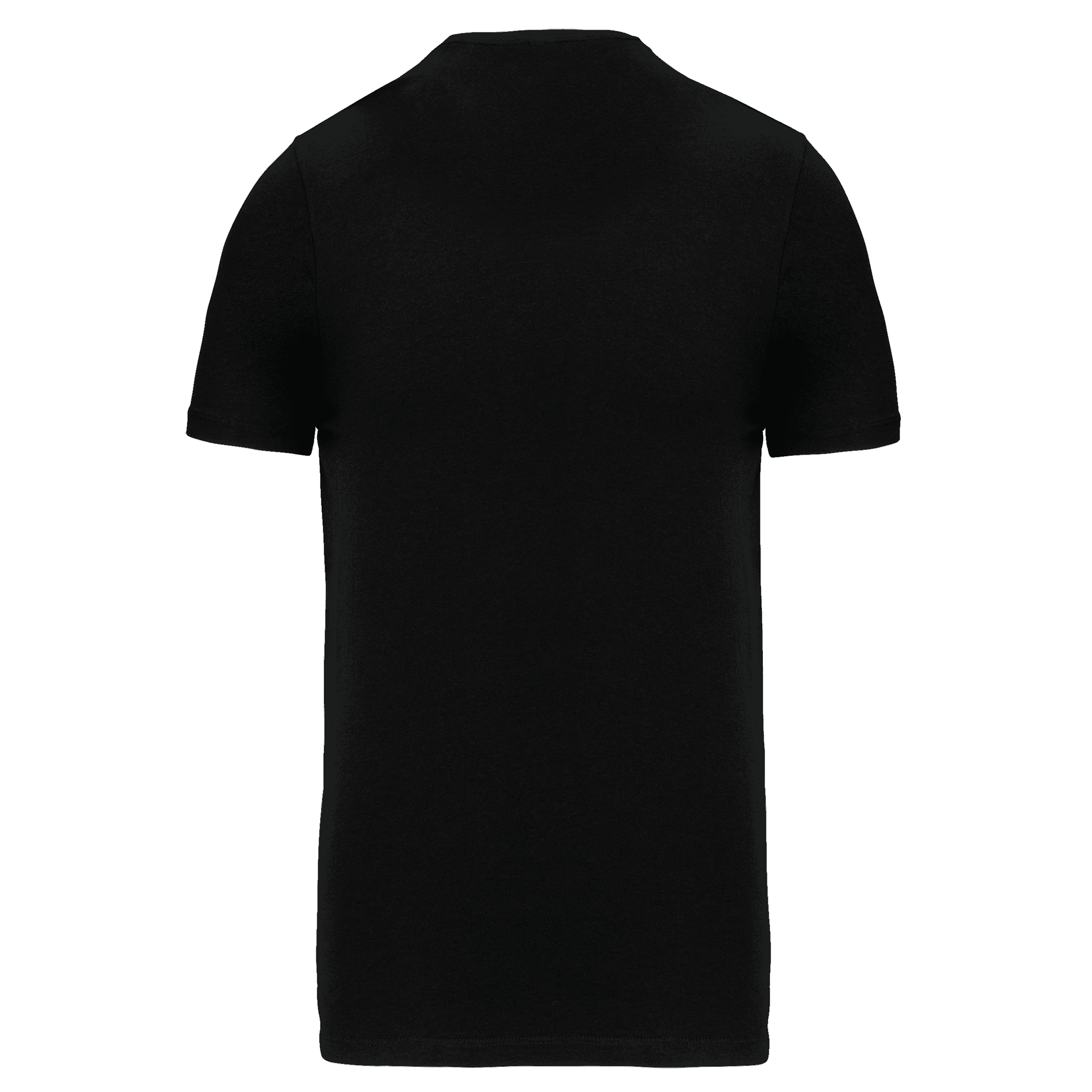 T-shirt manches courtes col V homme — coloris Black (Noir)