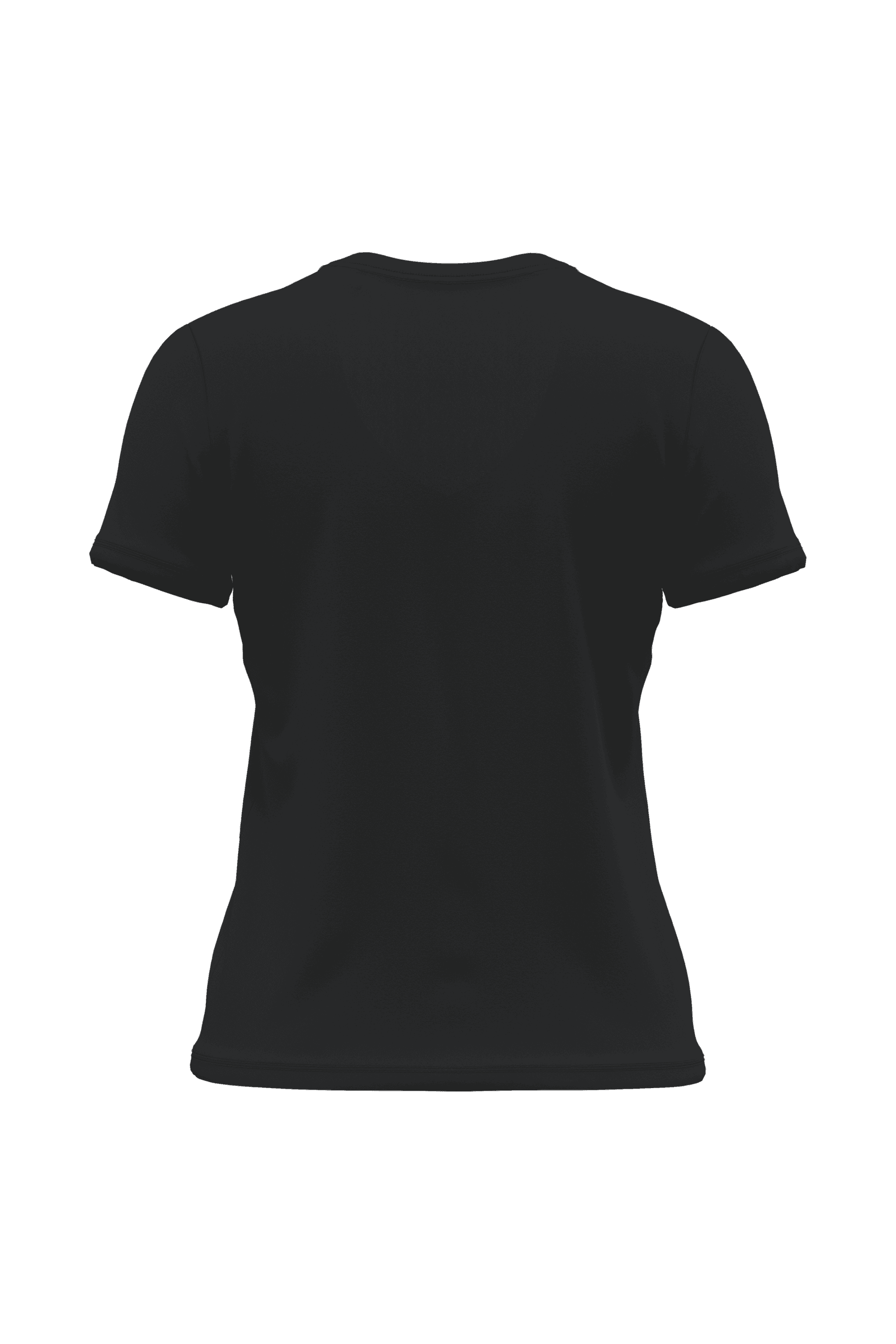 T-shirt BIO150 col V femme — coloris Black (Noir)