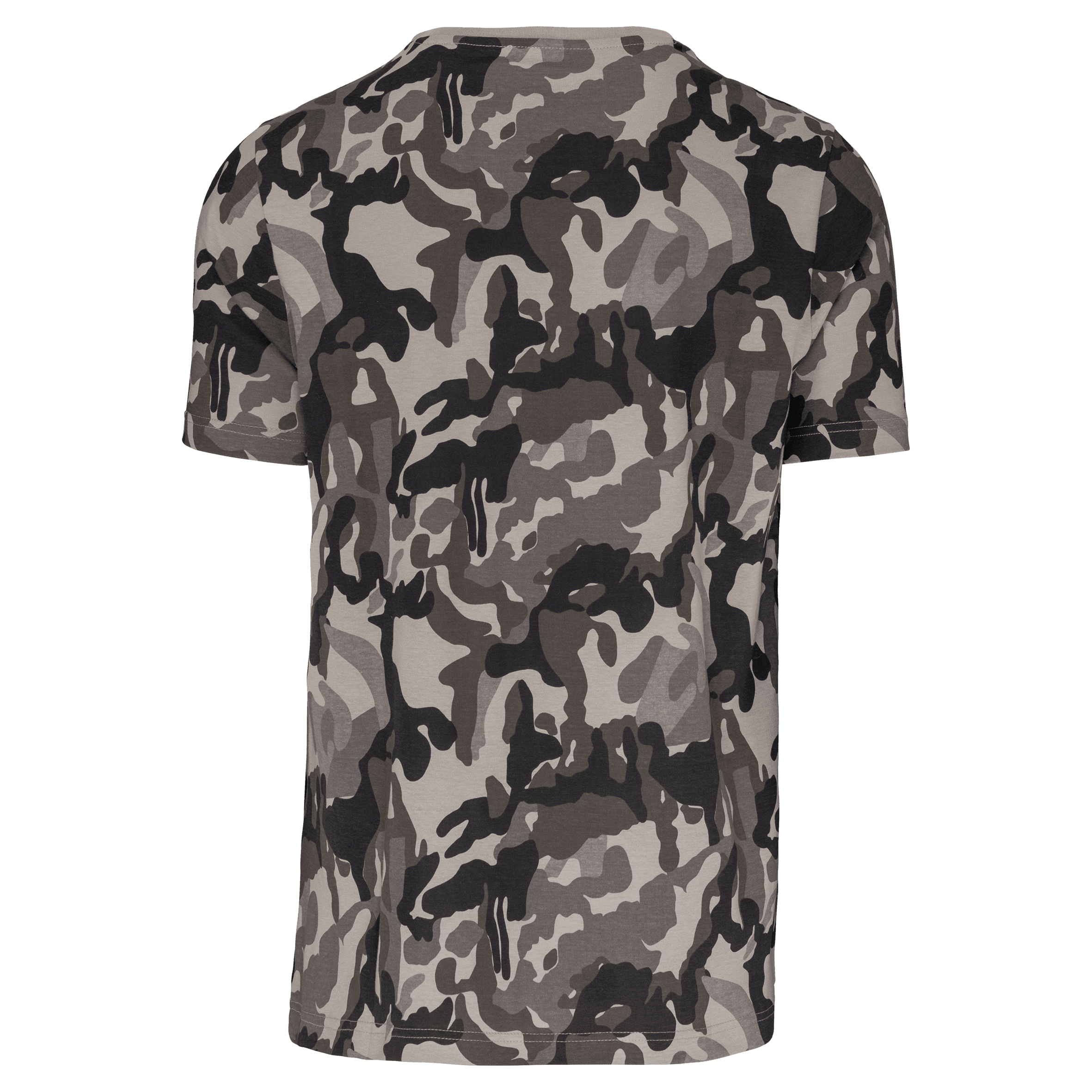 T-shirt camo manches courtes homme — coloris Grey Camouflage (Motifs)