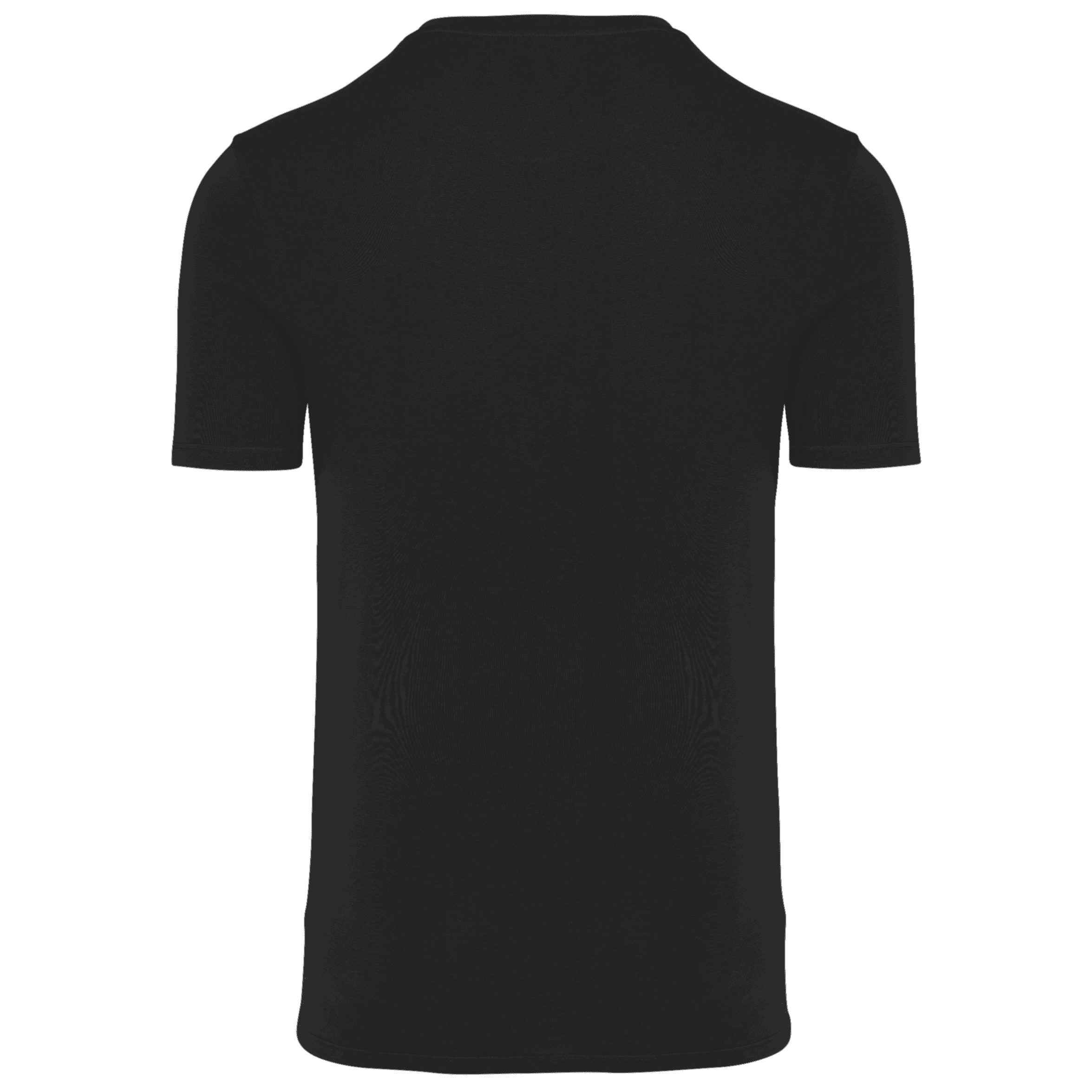 T-shirt col rond manches courtes unisexe — coloris Black (Noir)