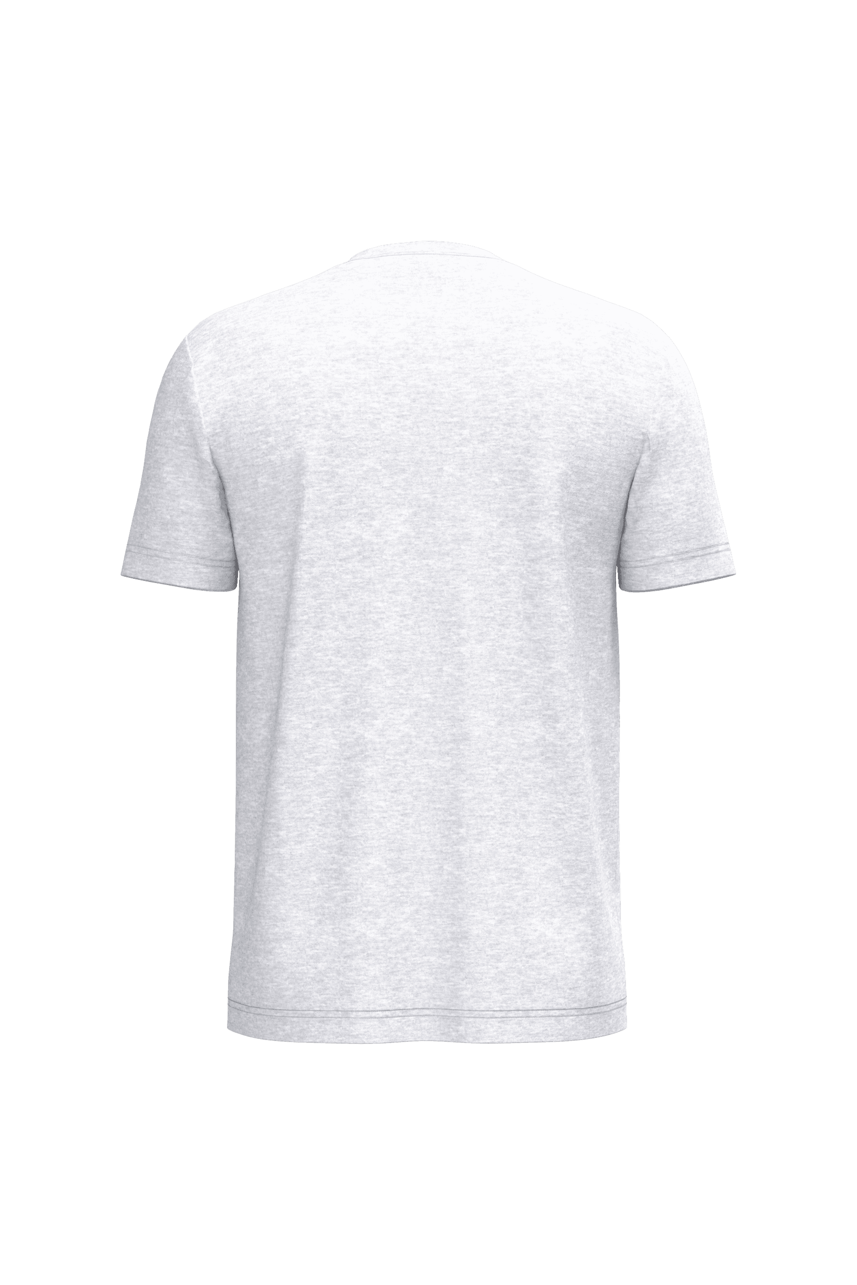 T-shirt col rond manches courtes homme — coloris Ash Heather (Gris)