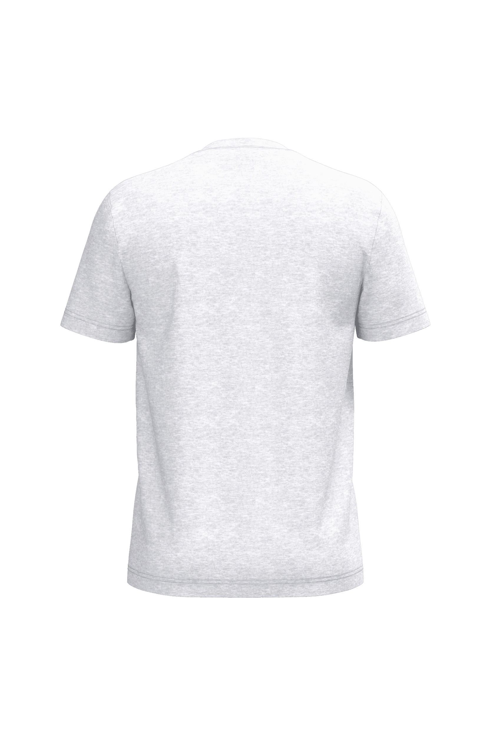 T-shirt col V manches courtes homme — coloris Ash Heather (Gris)