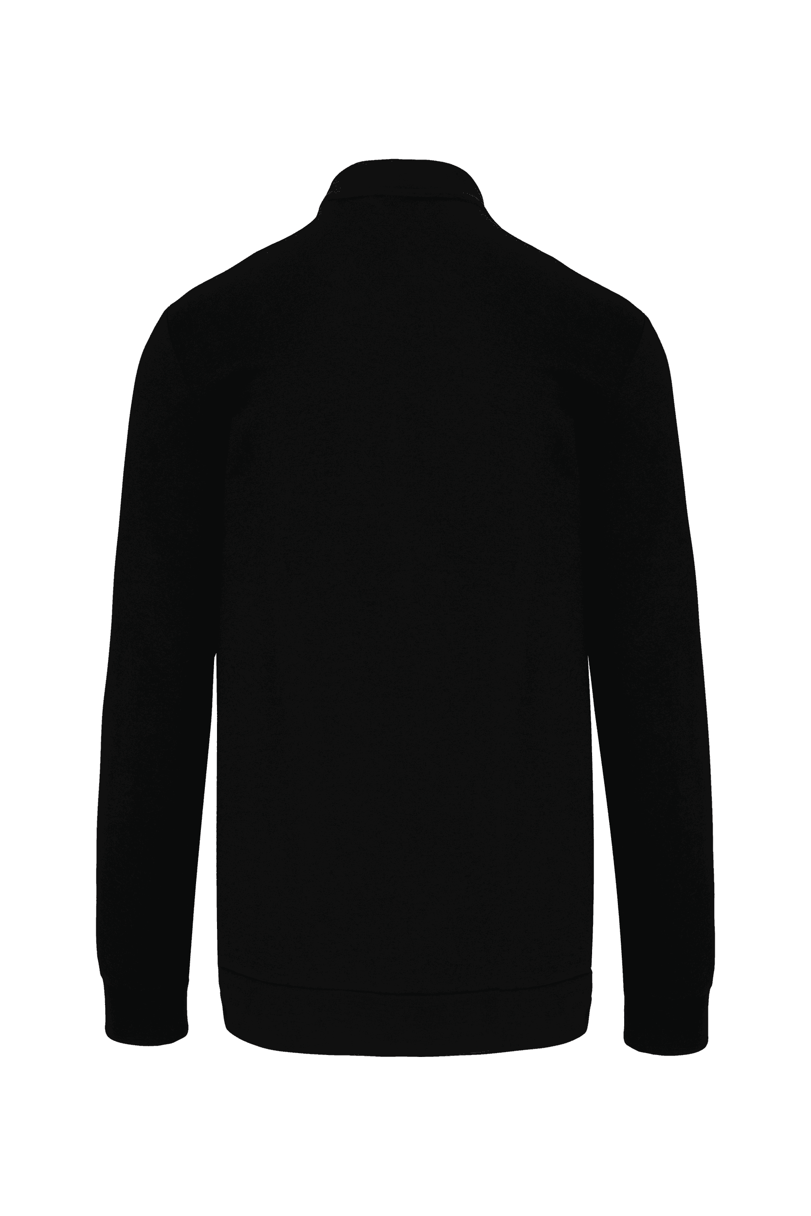 Veste molleton zippée homme — coloris Black (Noir)