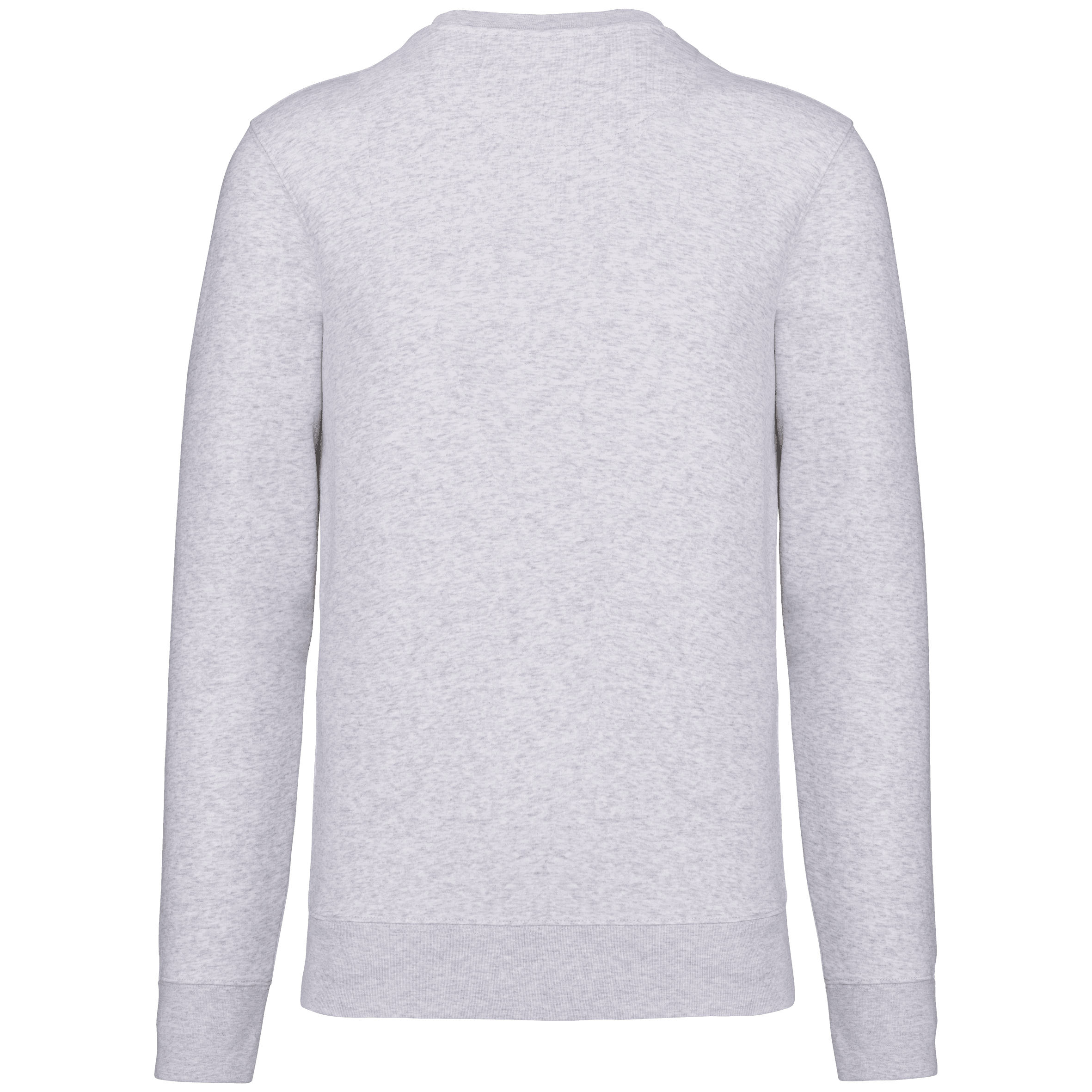 Sweat-shirt écoresponsable col rond unisexe — coloris Ash Heather (Gris)