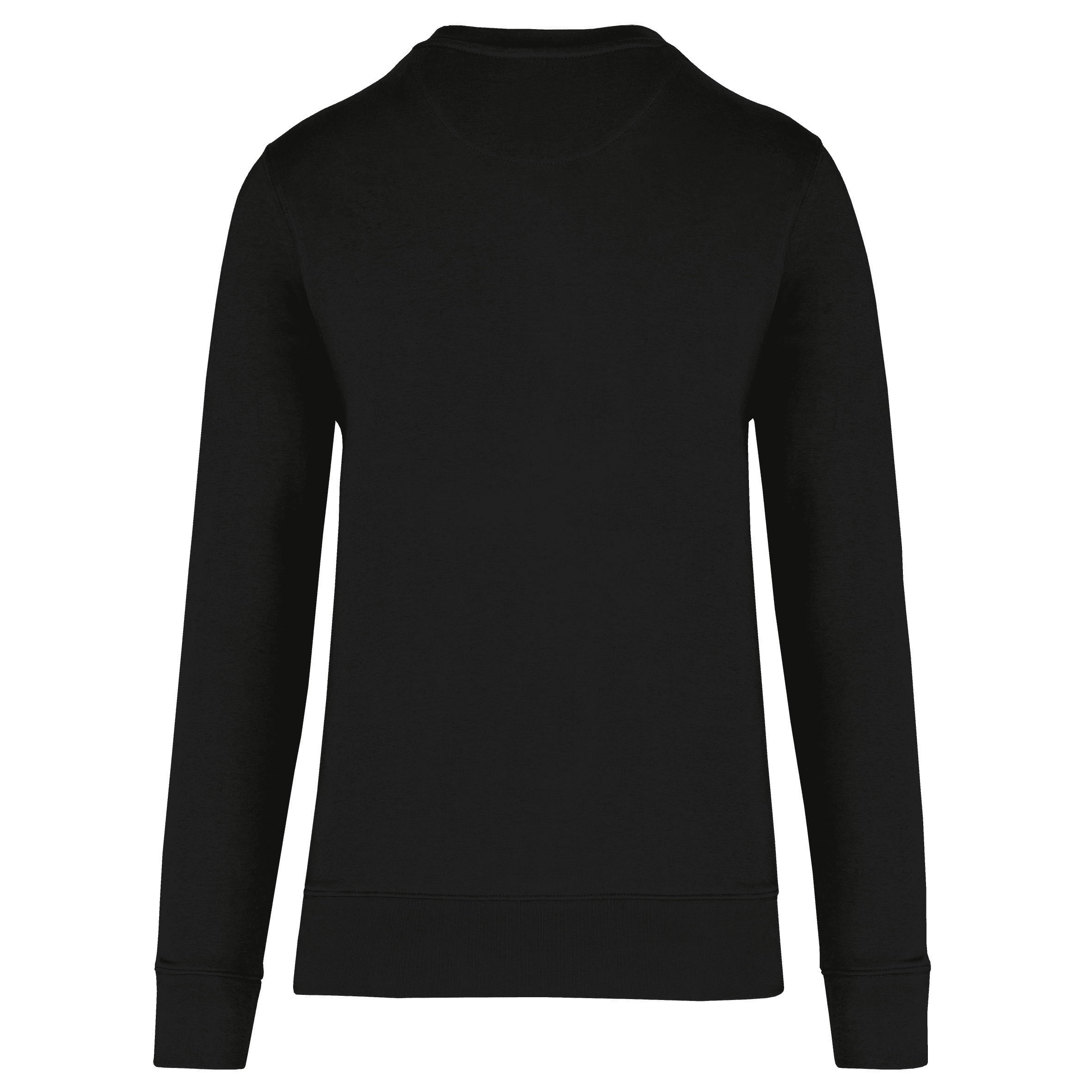Sweat-shirt écoresponsable col rond enfant — coloris Black (Noir)