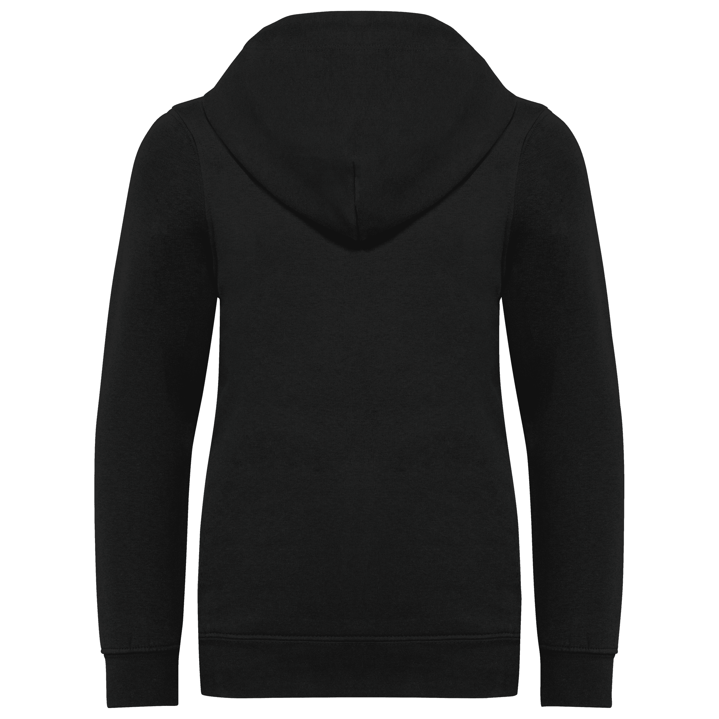 Sweat-shirt à capuche enfant — coloris Black (Noir)