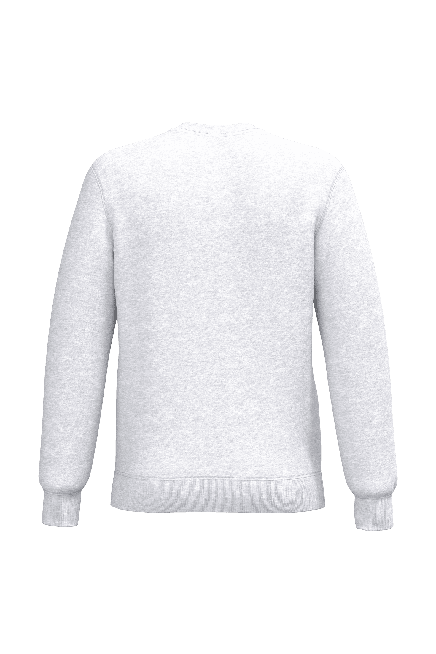 Sweat-shirt recyclé col rond unisexe — coloris Ash Heather (Gris)