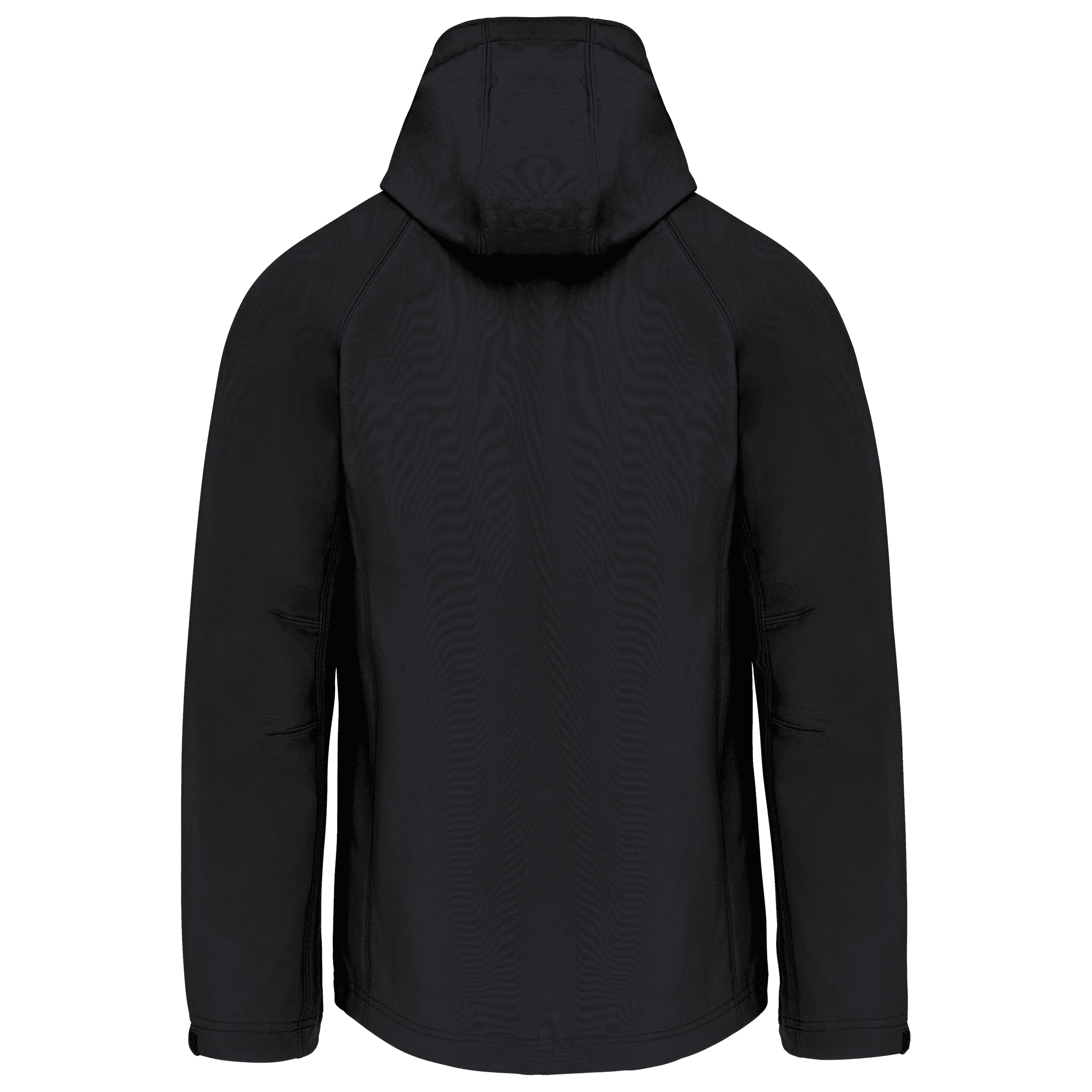 Veste softshell à capuche amovible homme — coloris Black (Noir)
